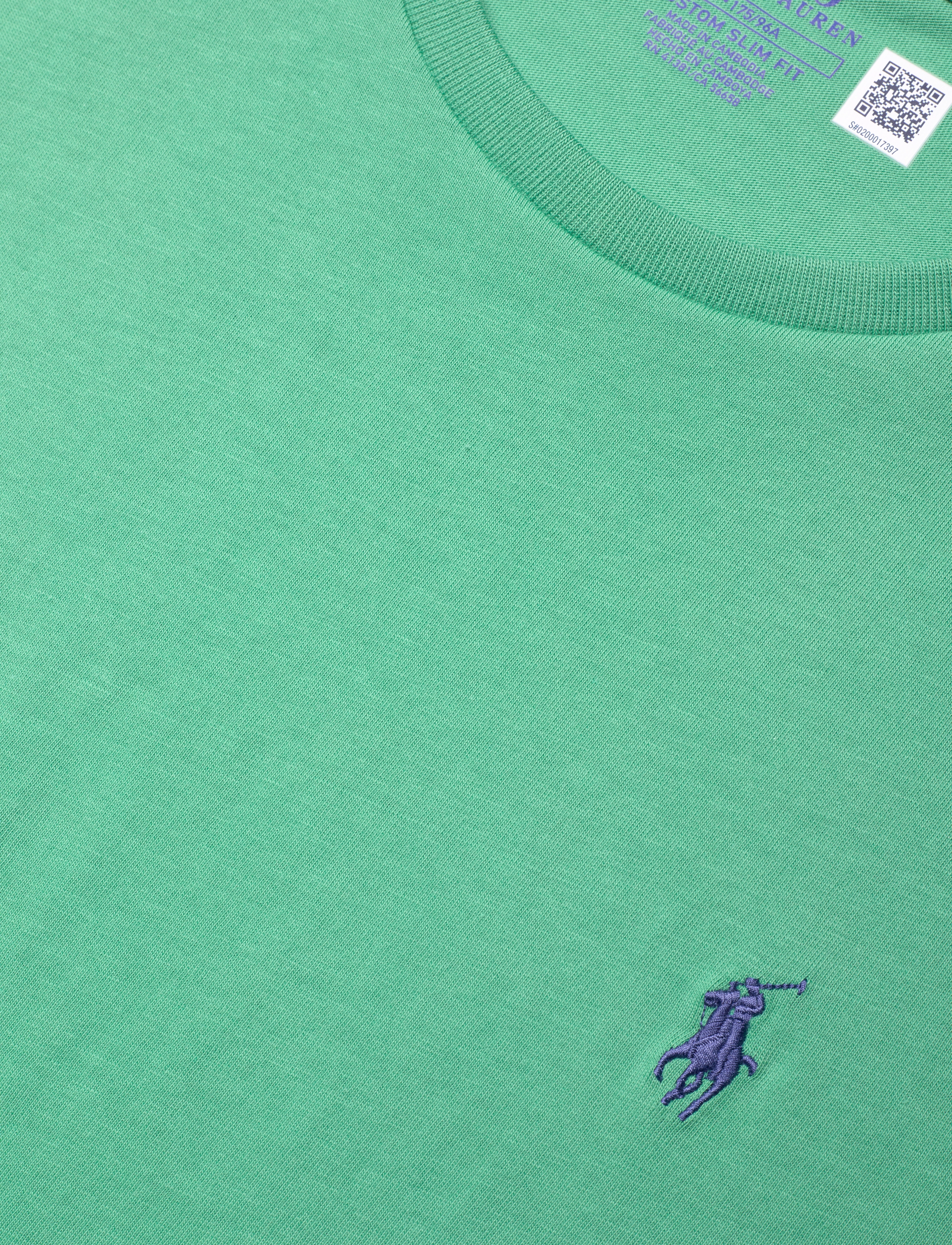 Polo Ralph Lauren - Custom Slim Fit Jersey Crewneck T-Shirt - kortærmede t-shirts - raft green/c7594 - 2