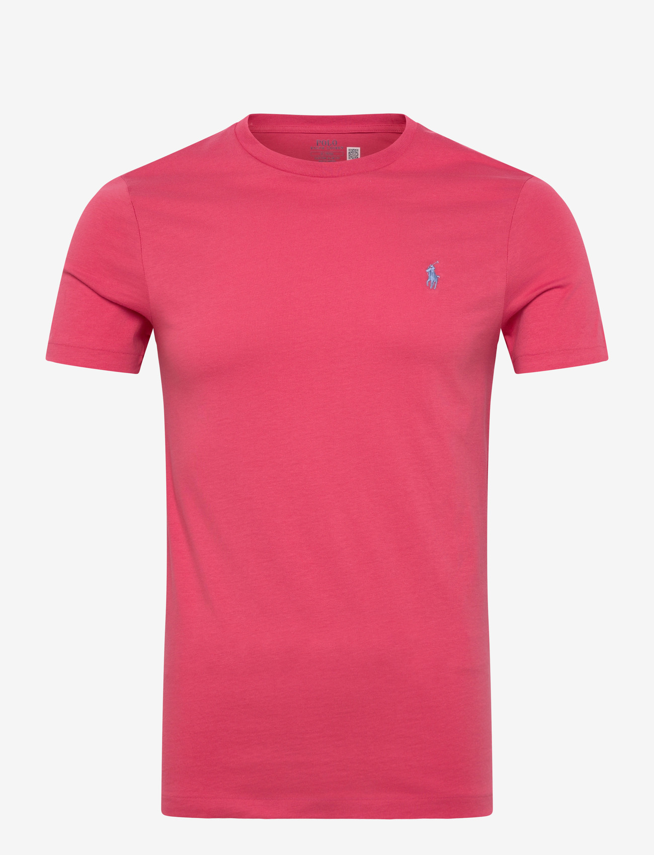 Polo Ralph Lauren - Custom Slim Fit Jersey Crewneck T-Shirt - t-shirts - red sky/c7215 - 0