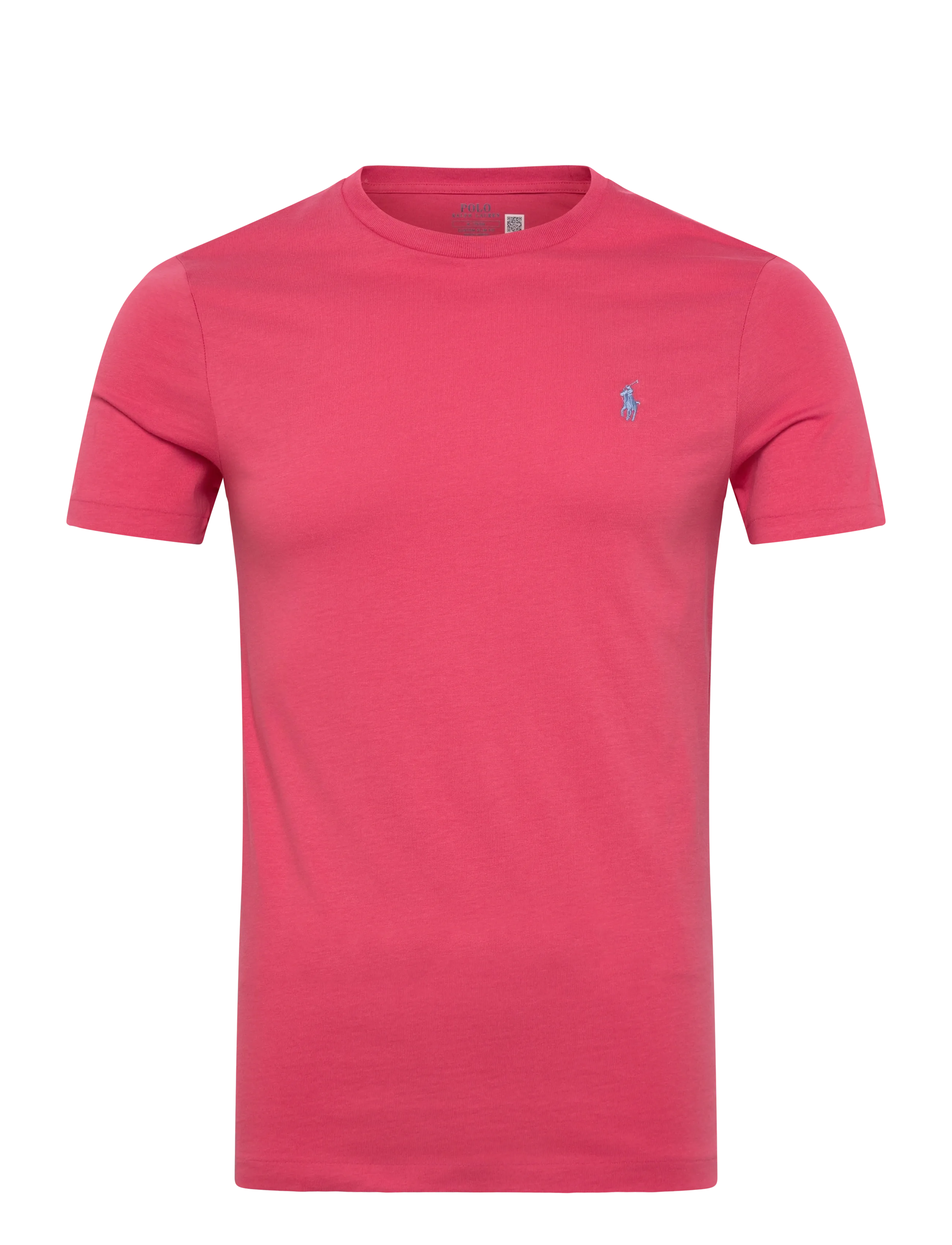 Polo Ralph Lauren Custom Slim Fit Jersey Crewneck T-Shirt - Riided - RED SKY/C7215 / pink/rose
