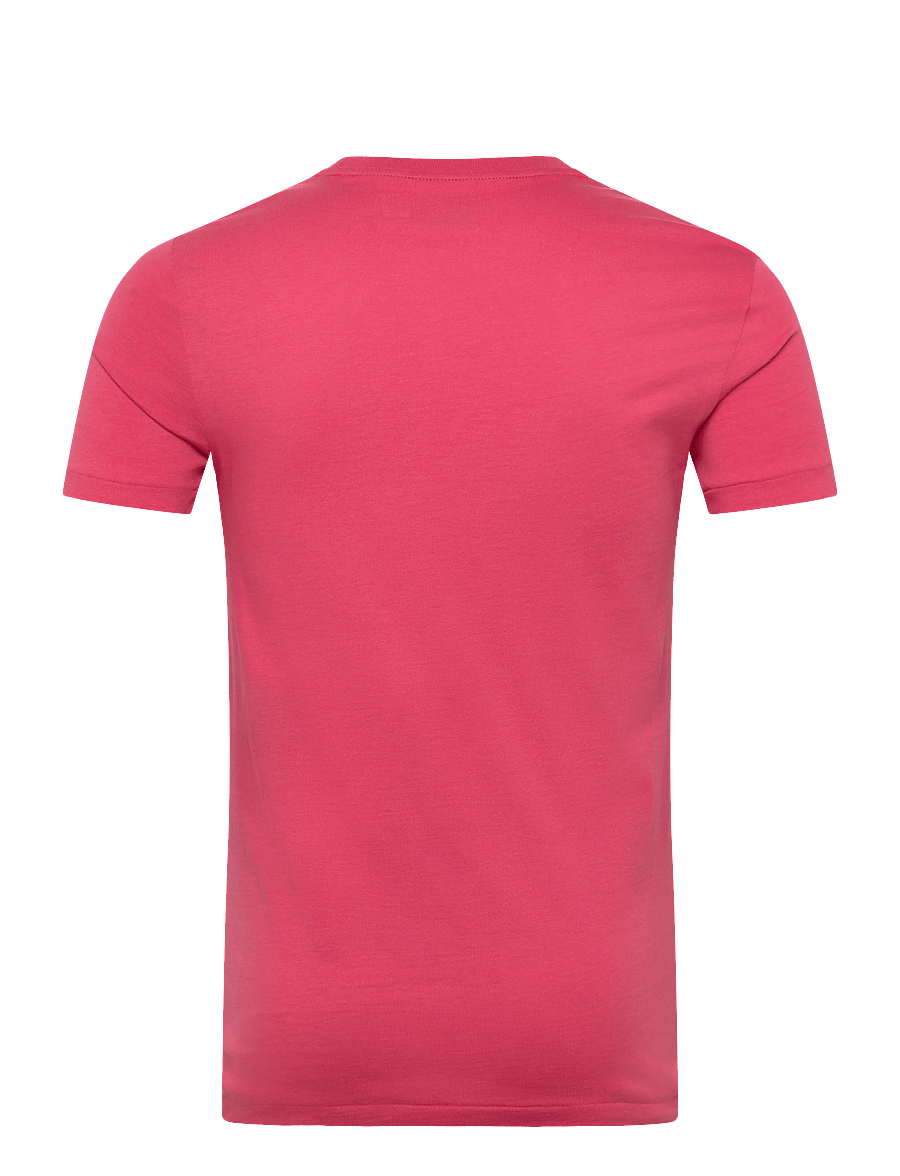 Polo Ralph Lauren - Custom Slim Fit Jersey Crewneck T-Shirt - kortärmade t-shirts - red sky/c7215 - 1