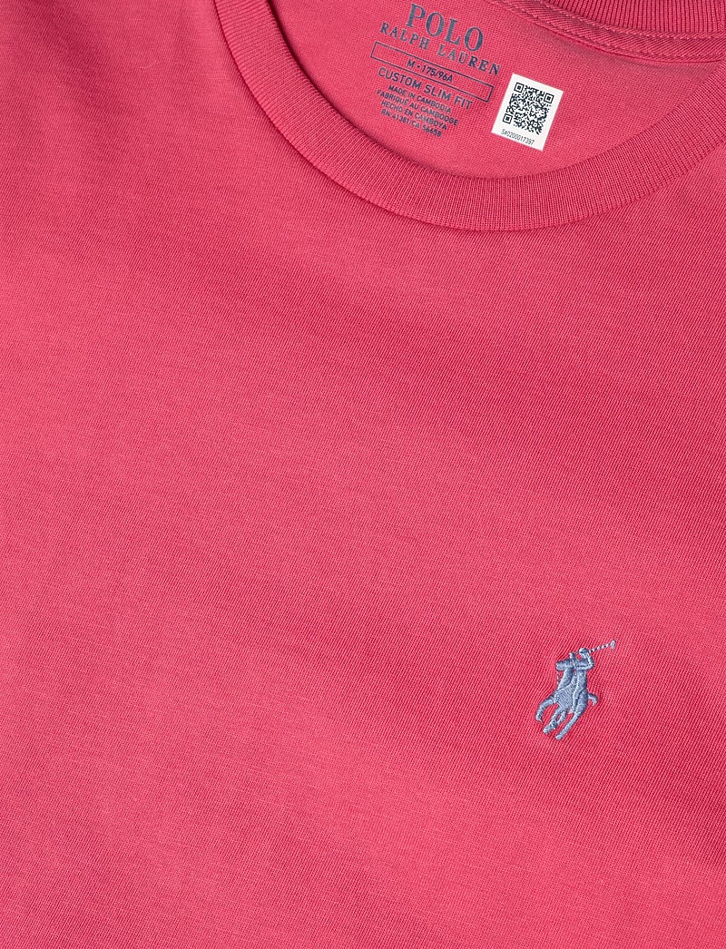 Polo Ralph Lauren - Custom Slim Fit Jersey Crewneck T-Shirt - t-shirts - red sky/c7215 - 2