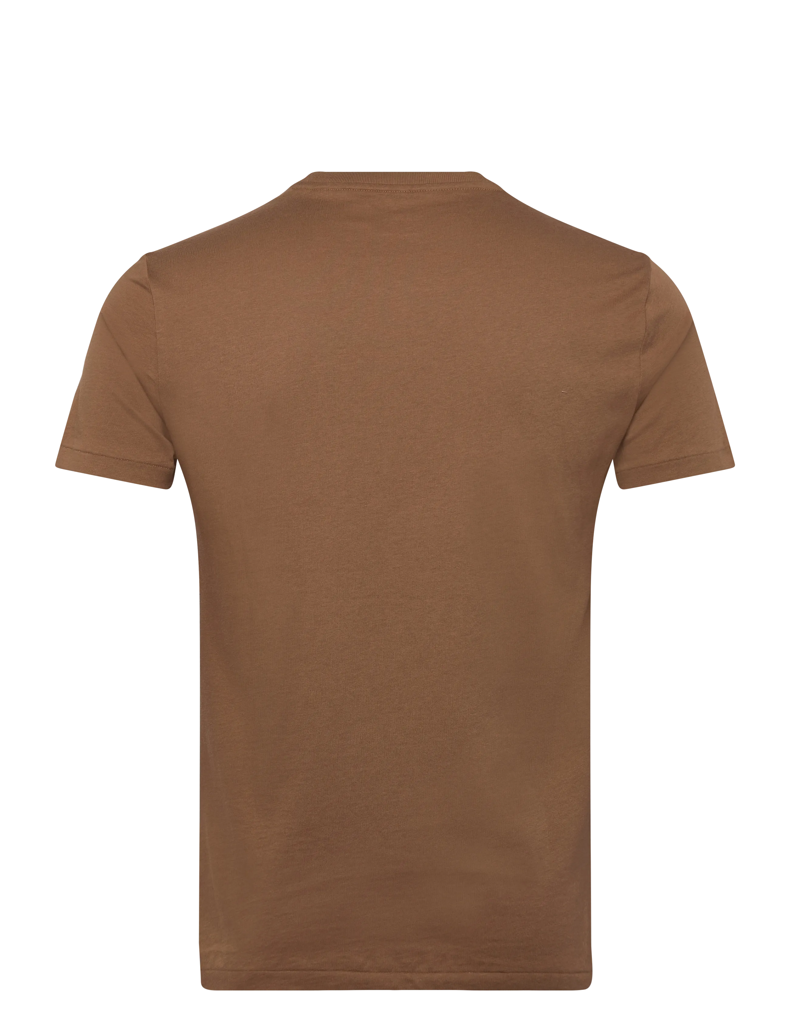Polo Ralph Lauren - Custom Slim Fit Jersey Crewneck T-Shirt - kortærmede t-shirts - rl brown/c8125 - 1