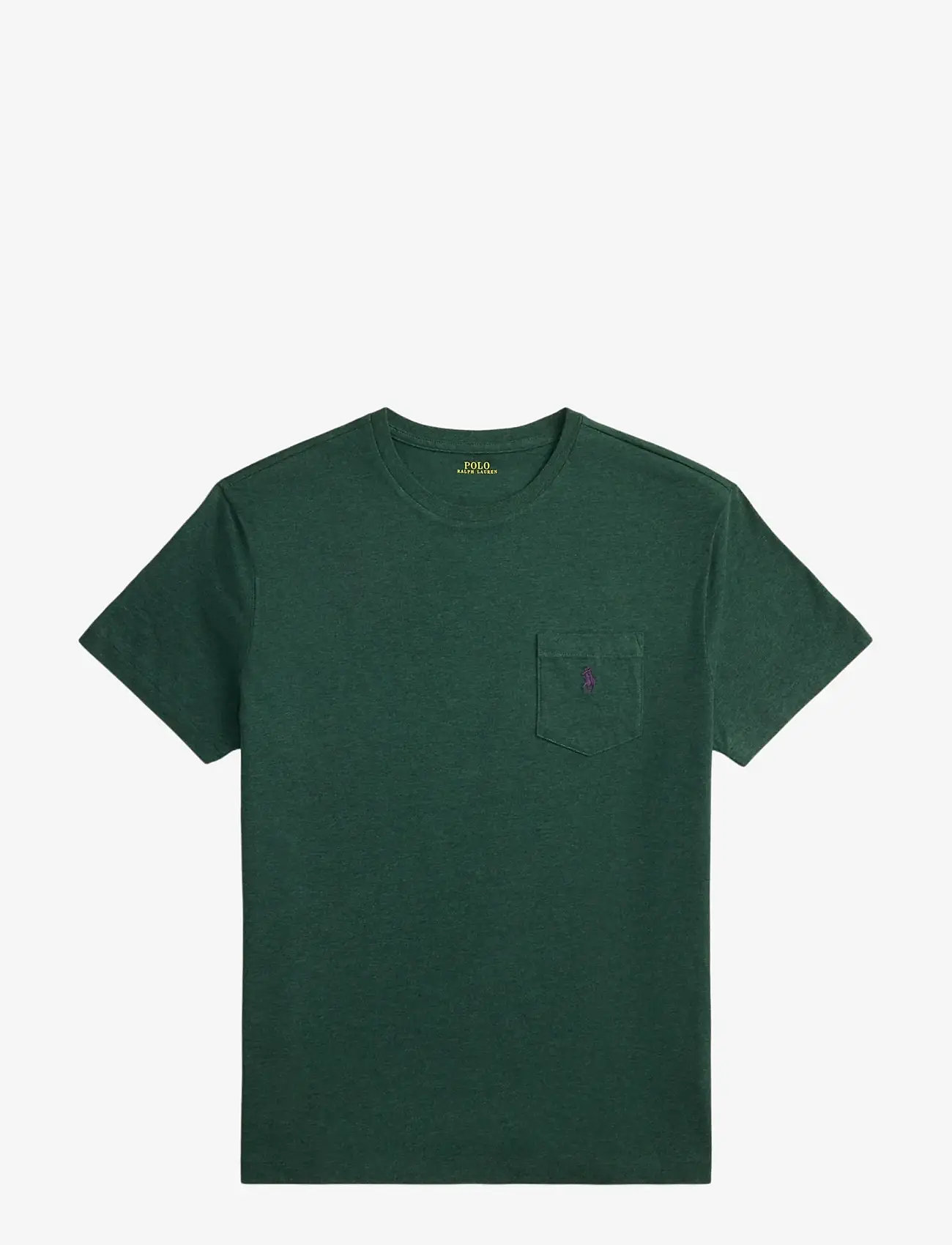 Polo Ralph Lauren - Custom Slim Fit Jersey Crewneck T-Shirt - lyhythihaiset - scotch pine heath - 1