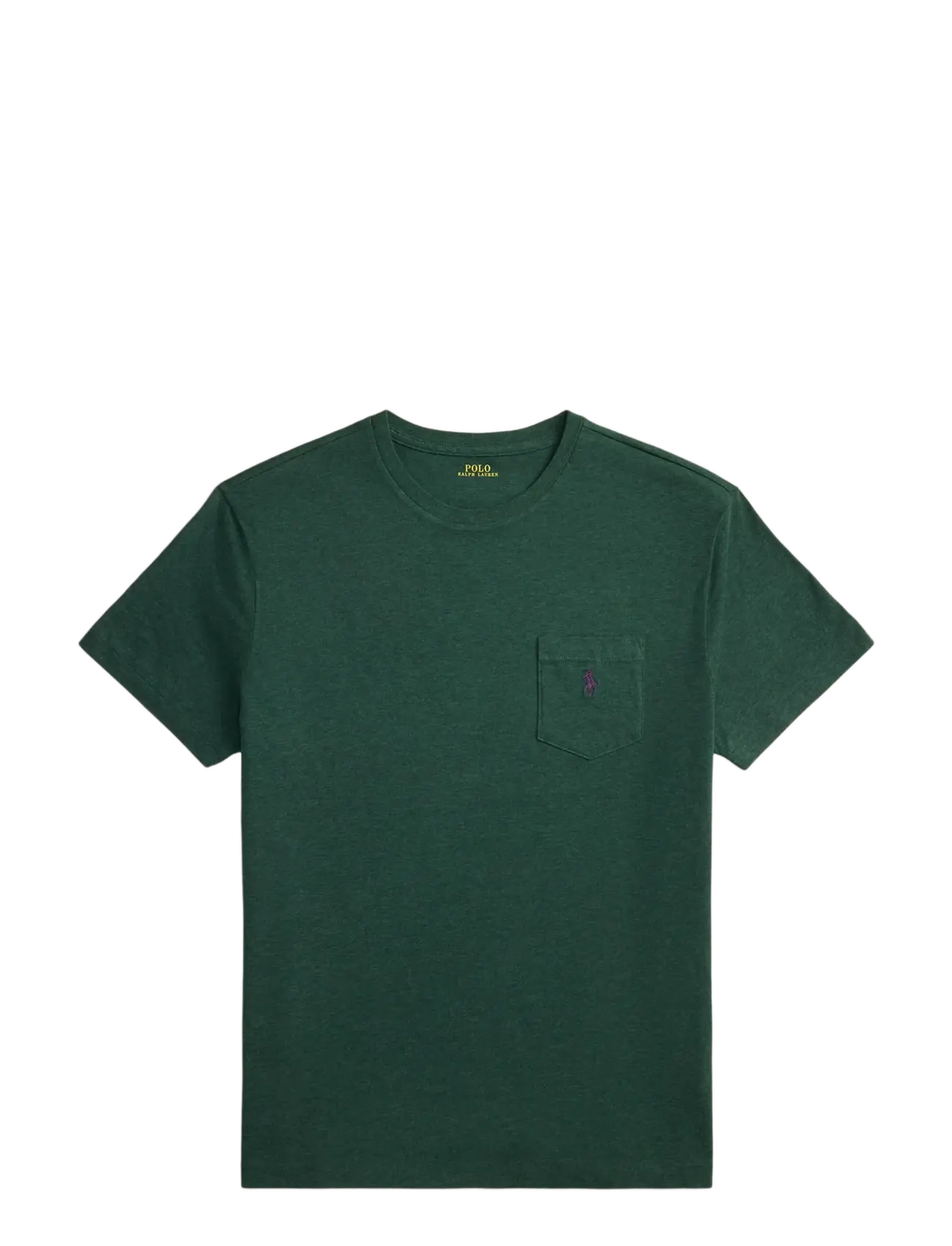 Polo Ralph Lauren Custom Slim Fit Jersey Crewneck T-Shirt - T-shirts - SCOTCH PINE HEATH / green