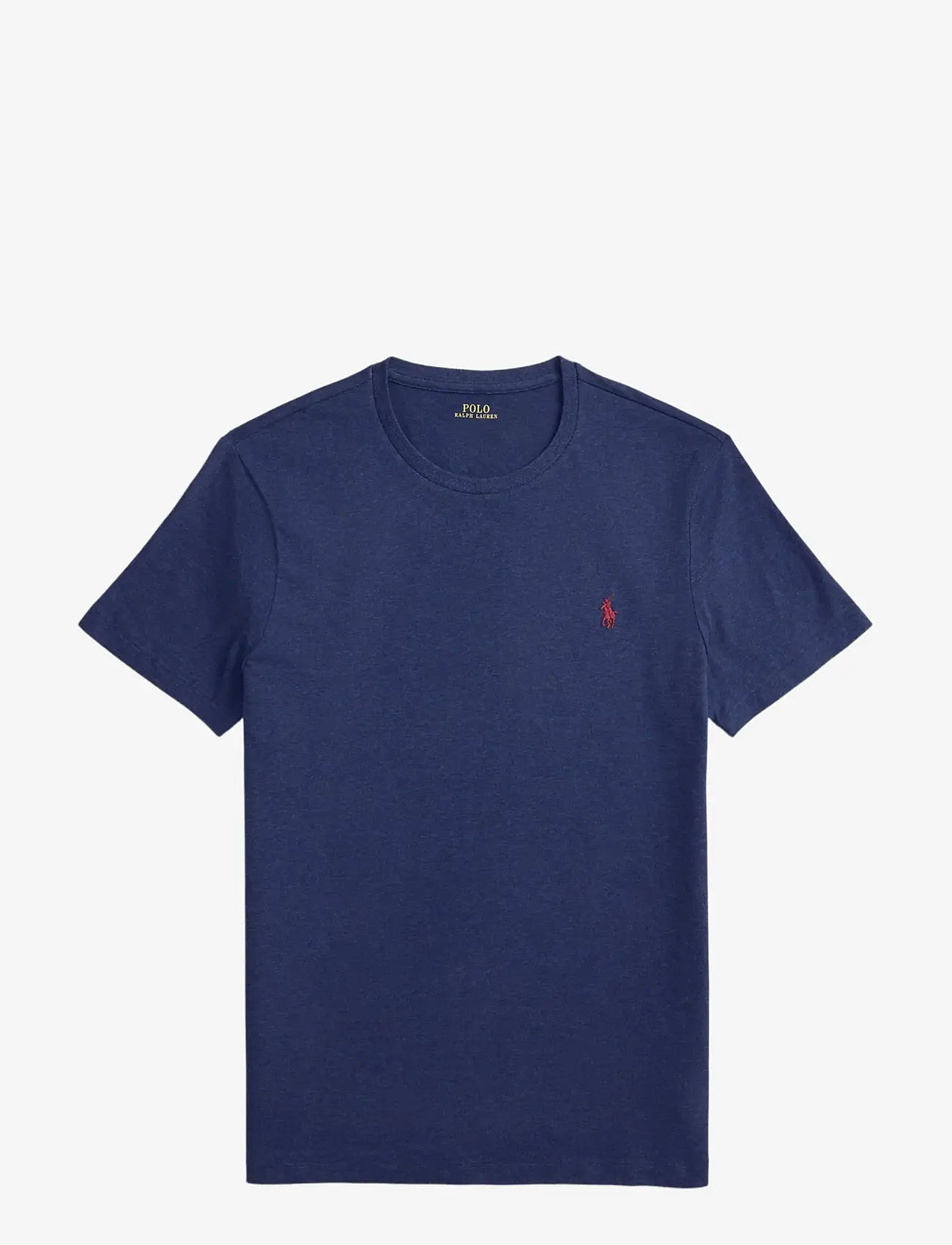 Polo Ralph Lauren - Custom Slim Fit Jersey Crewneck T-Shirt - kortärmade t-shirts - spring navy heath - 1