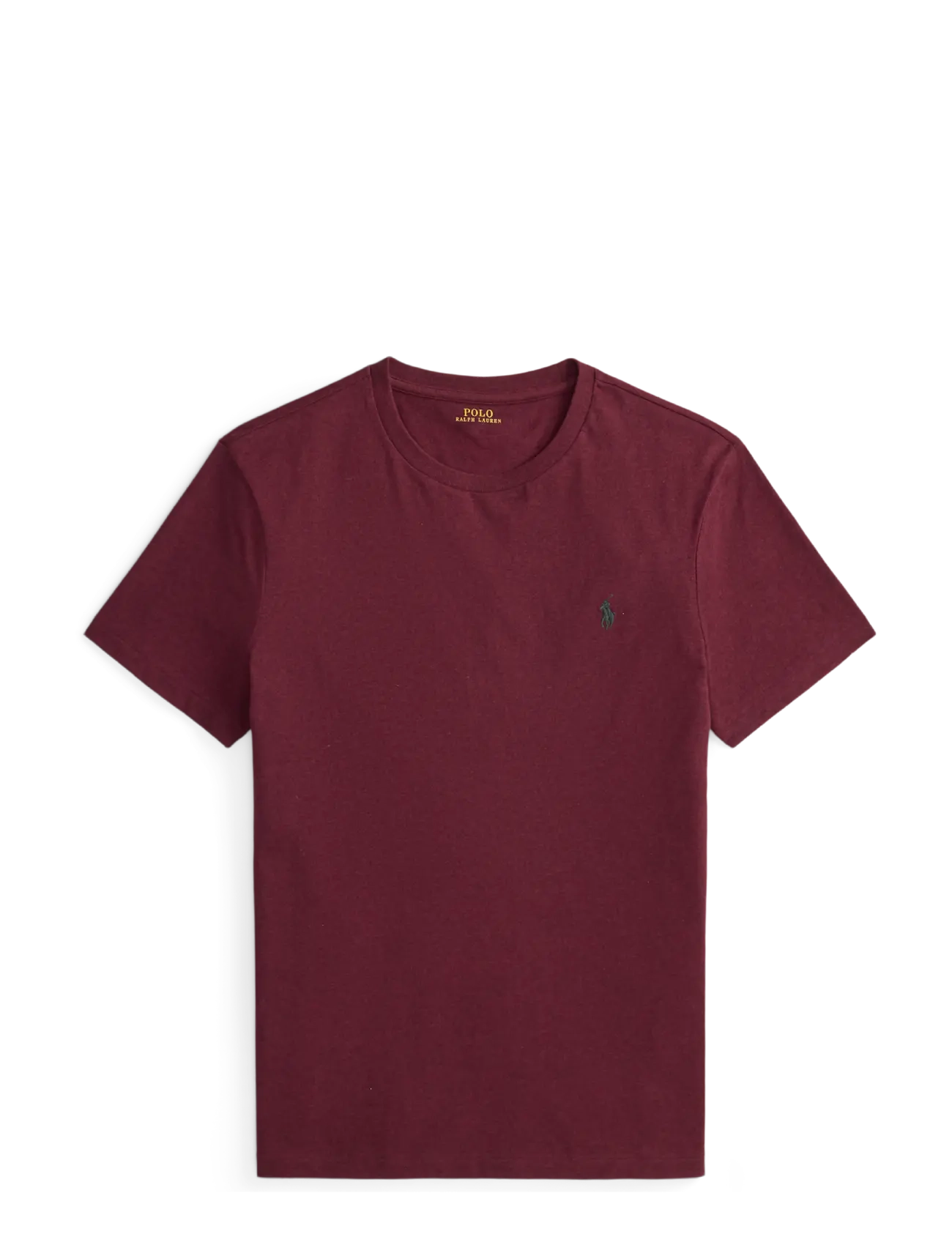 Polo Ralph Lauren Custom Slim Fit Jersey Crewneck T-Shirt - Kleidung - SPRING WINE HEATH / burgundy