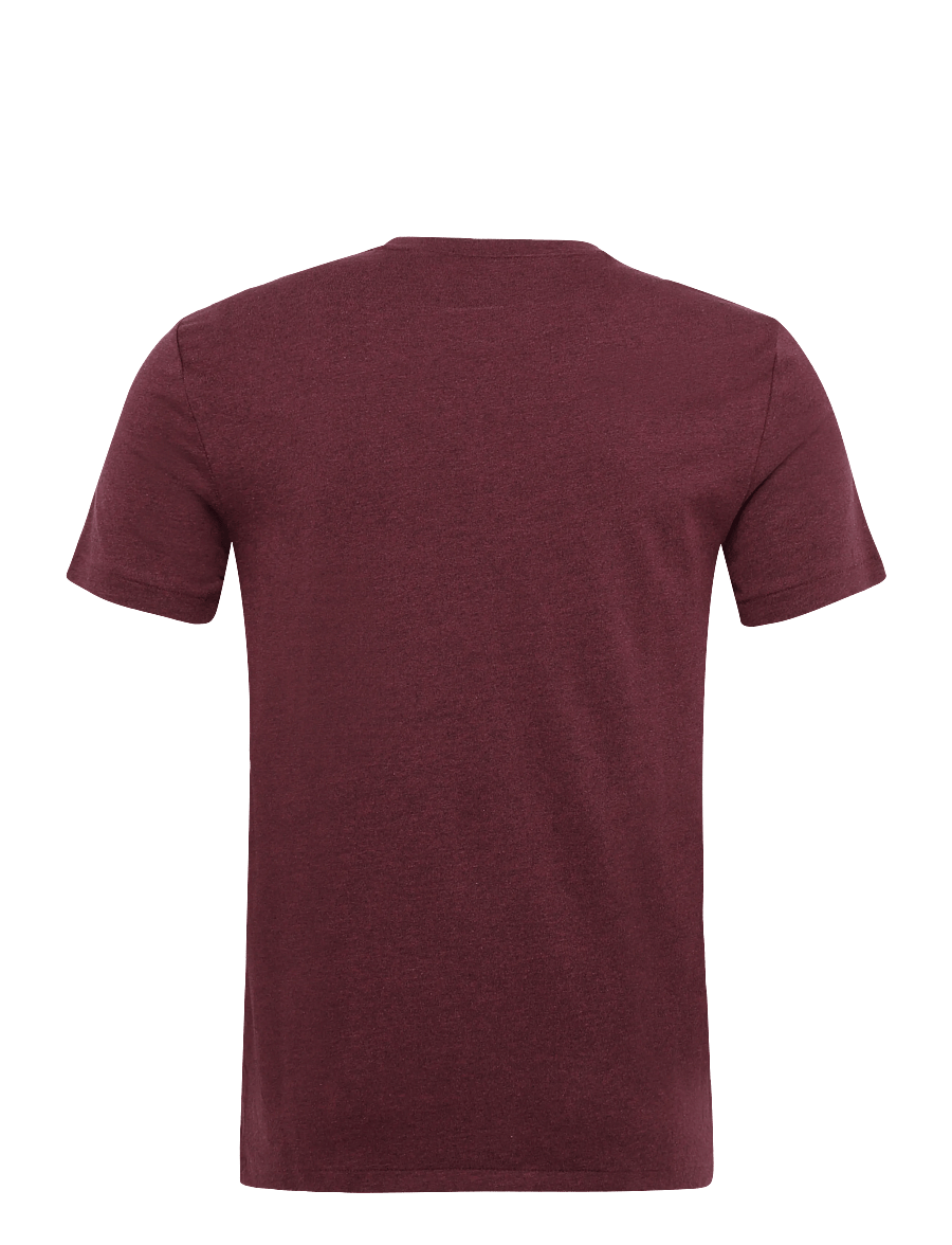 Polo Ralph Lauren - Custom Slim Fit Jersey Crewneck T-Shirt - kortærmede t-shirts - spring wine heath - 1