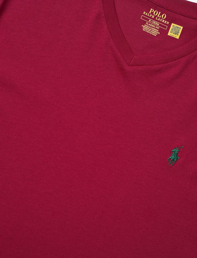 Polo Ralph Lauren - Classic Fit Jersey V-Neck T-Shirt - kortärmade t-shirts - heritage red/c521 - 2