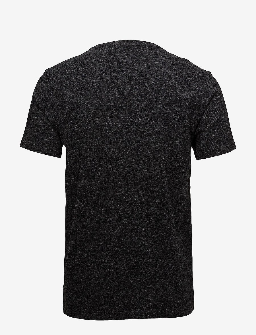 Polo Ralph Lauren - Custom Slim Fit Jersey V-Neck T-Shirt - black marl heathe - 1