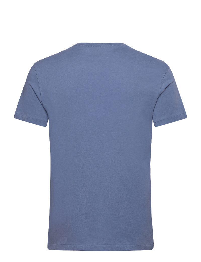 Polo Ralph Lauren - Custom Slim Fit Jersey V-Neck T-Shirt - v-ringade t-shirts - campus blue/c3828 - 1