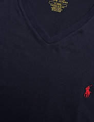 Polo Ralph Lauren - Custom Slim Fit Jersey V-Neck T-Shirt - v-aukkoiset t-paidat - ink - 3
