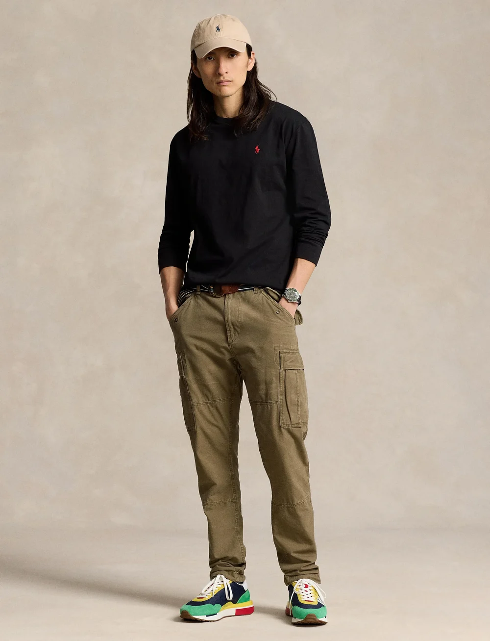 Polo Ralph Lauren - Classic Fit Jersey Long-Sleeve T-Shirt - långärmade t-shirts - polo black/c3870 - 1