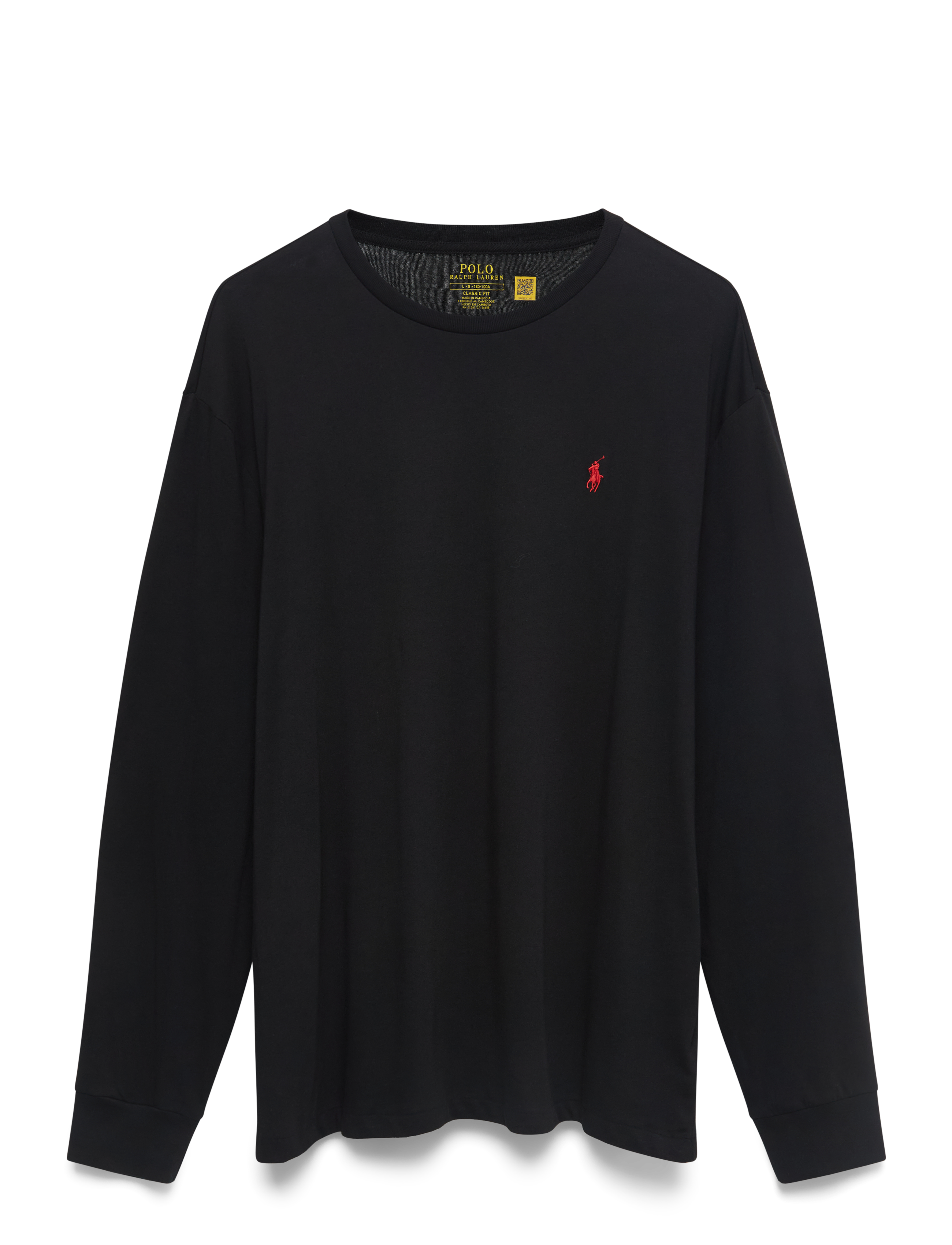 Polo Ralph Lauren Classic Fit Jersey Long-Sleeve T-Shirt - T-shirts - POLO BLACK/C3870 / black