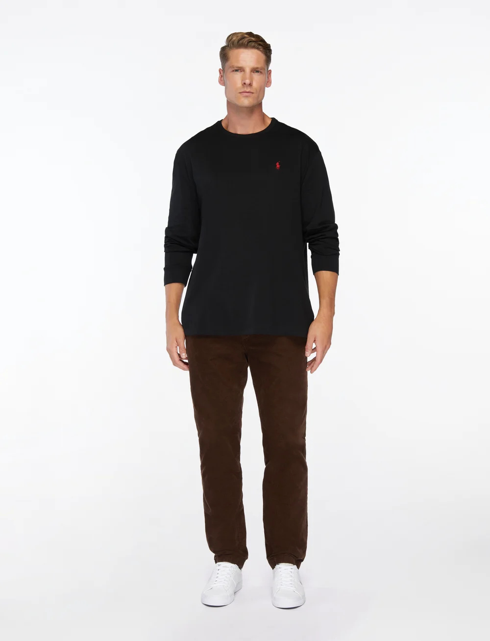 Polo Ralph Lauren - Classic Fit Jersey Long-Sleeve T-Shirt - långärmade t-shirts - polo black/c3870 - 3