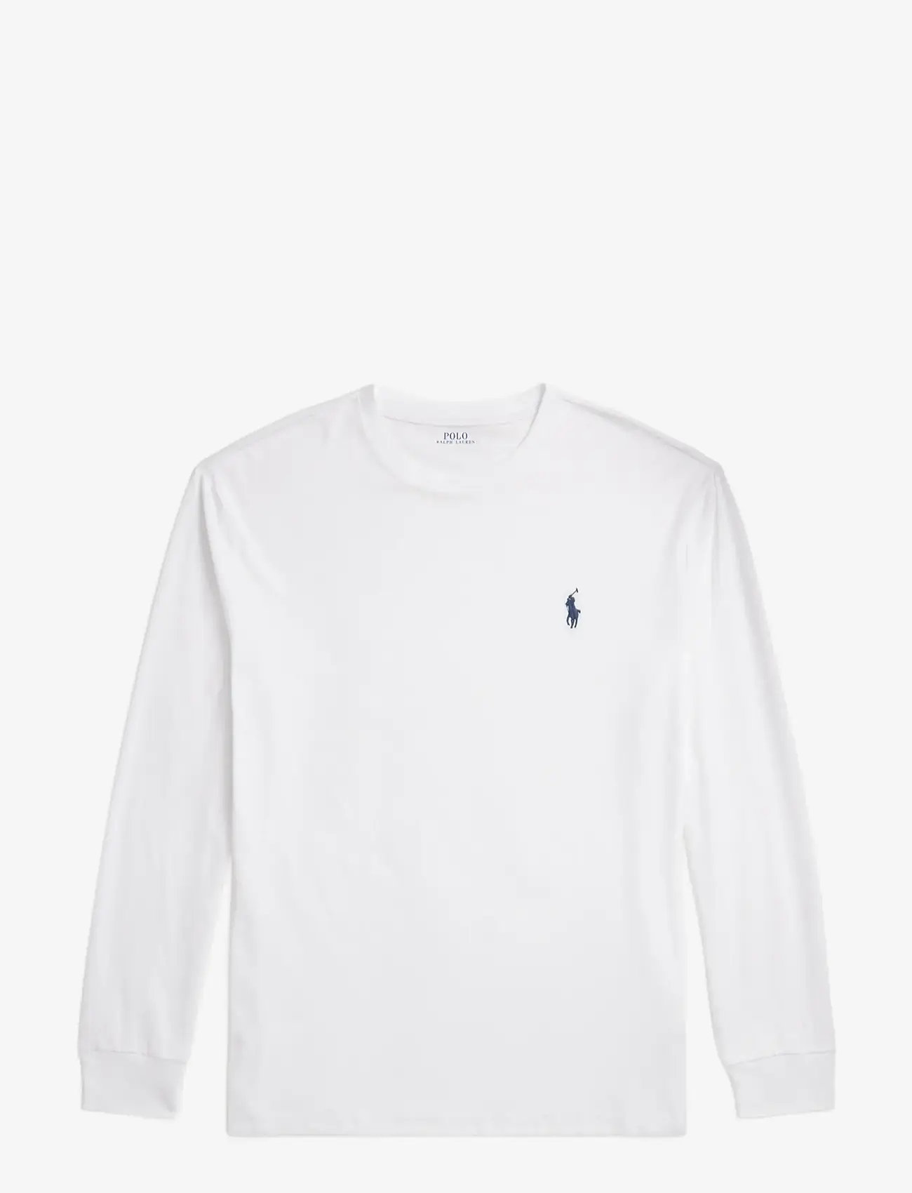 Polo Ralph Lauren - Classic Fit Jersey Long-Sleeve T-Shirt - langermede t-skjorter - white/c7996 - 1