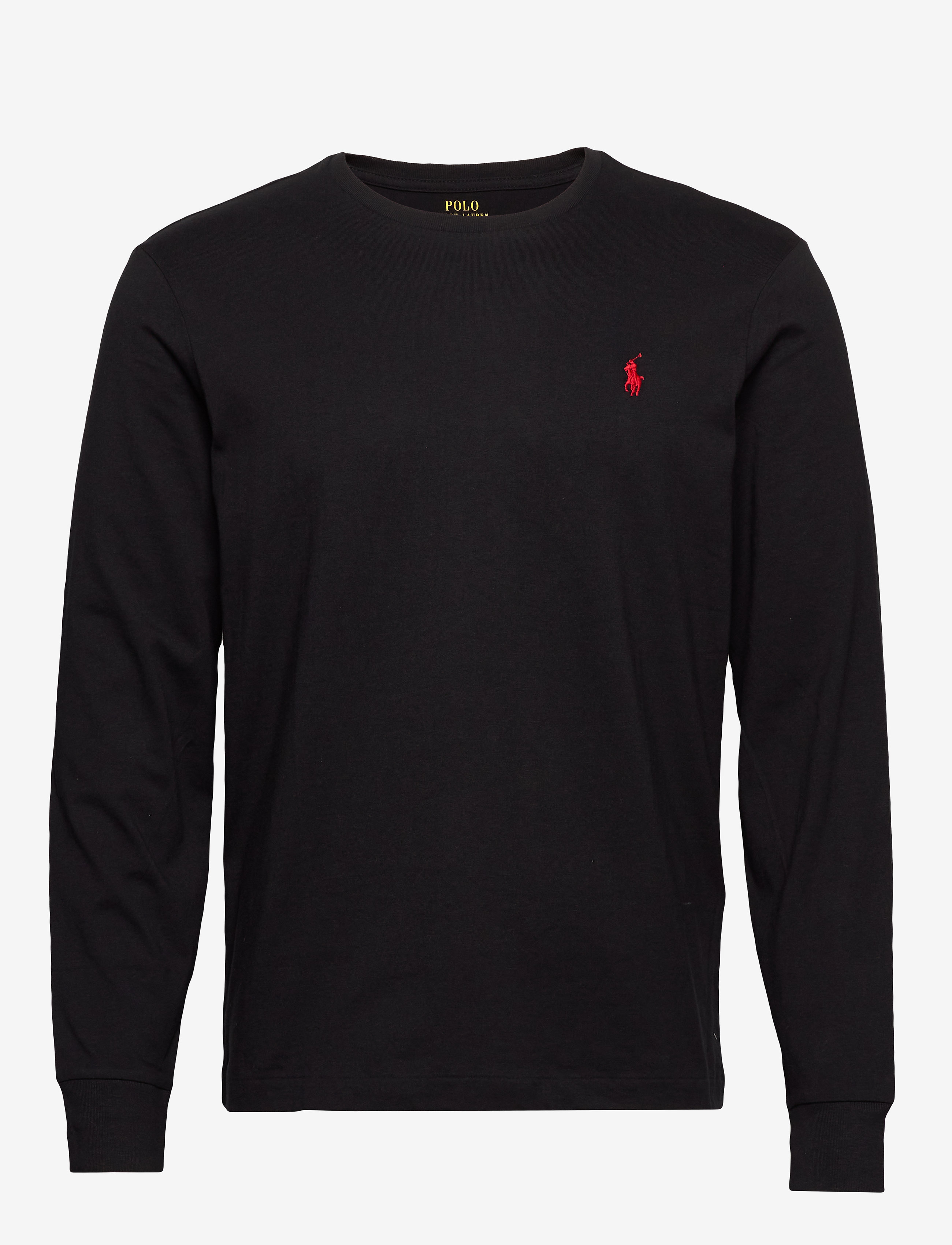 Polo Ralph Lauren - Custom Slim Jersey Long-Sleeve T-Shirt - t-shirts à manches longues - polo black - 1