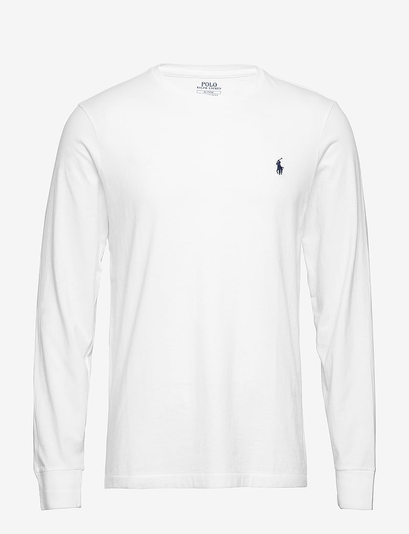 Polo Ralph Lauren - Custom Slim Fit T-Shirt - långärmade t-shirts - white - 0