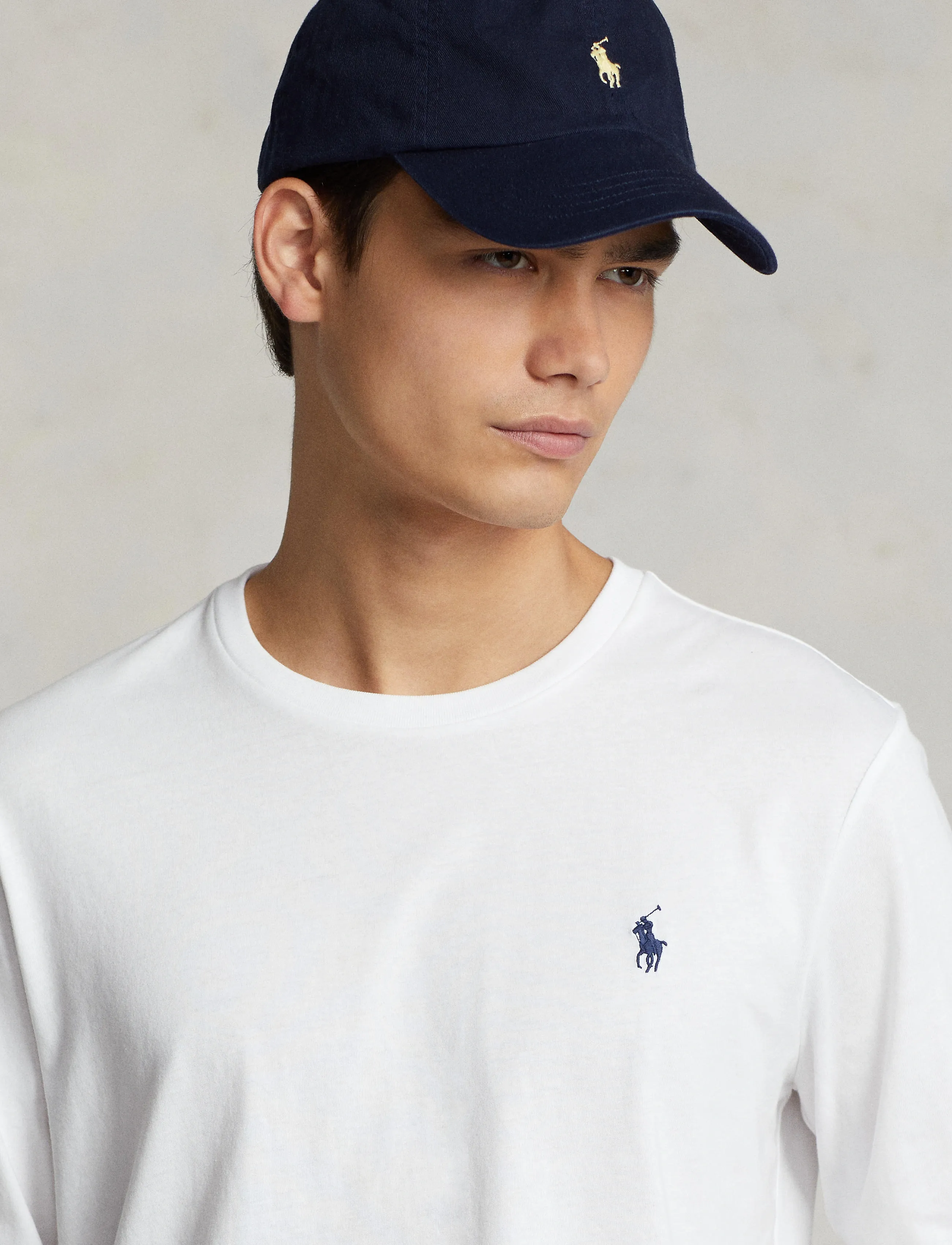 Polo Ralph Lauren - Custom Slim Jersey Long-Sleeve T-Shirt - white - 3