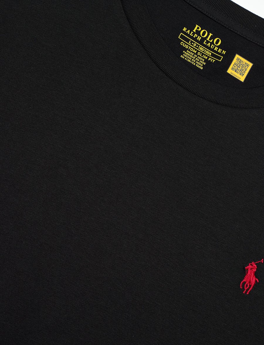 Polo Ralph Lauren - Custom Slim Fit Jersey T-Shirt - langärmelige t-shirts - polo black/c3870 - 2