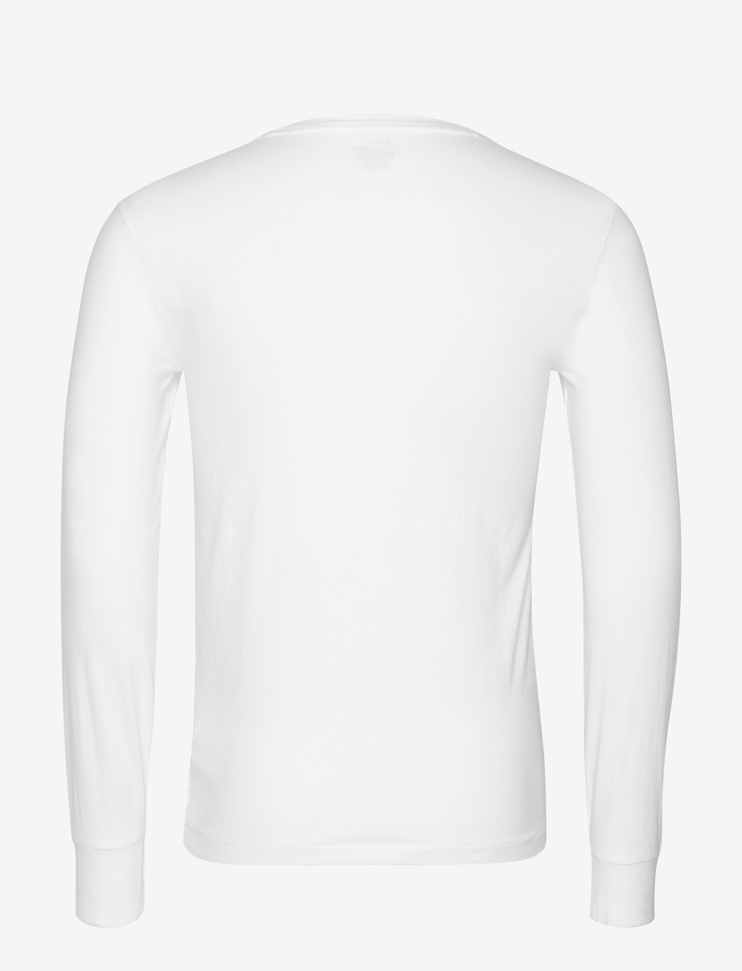 Polo Ralph Lauren - Custom Slim Fit Jersey T-Shirt - långärmade t-shirts - white - 2
