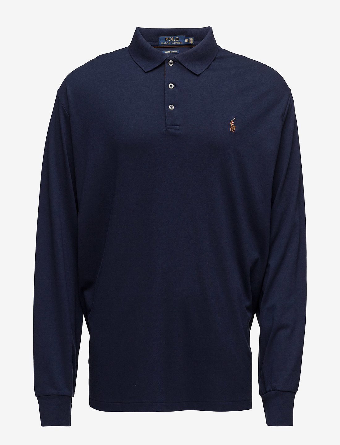 Polo ralph lauren slim pima logo polo shop shirt