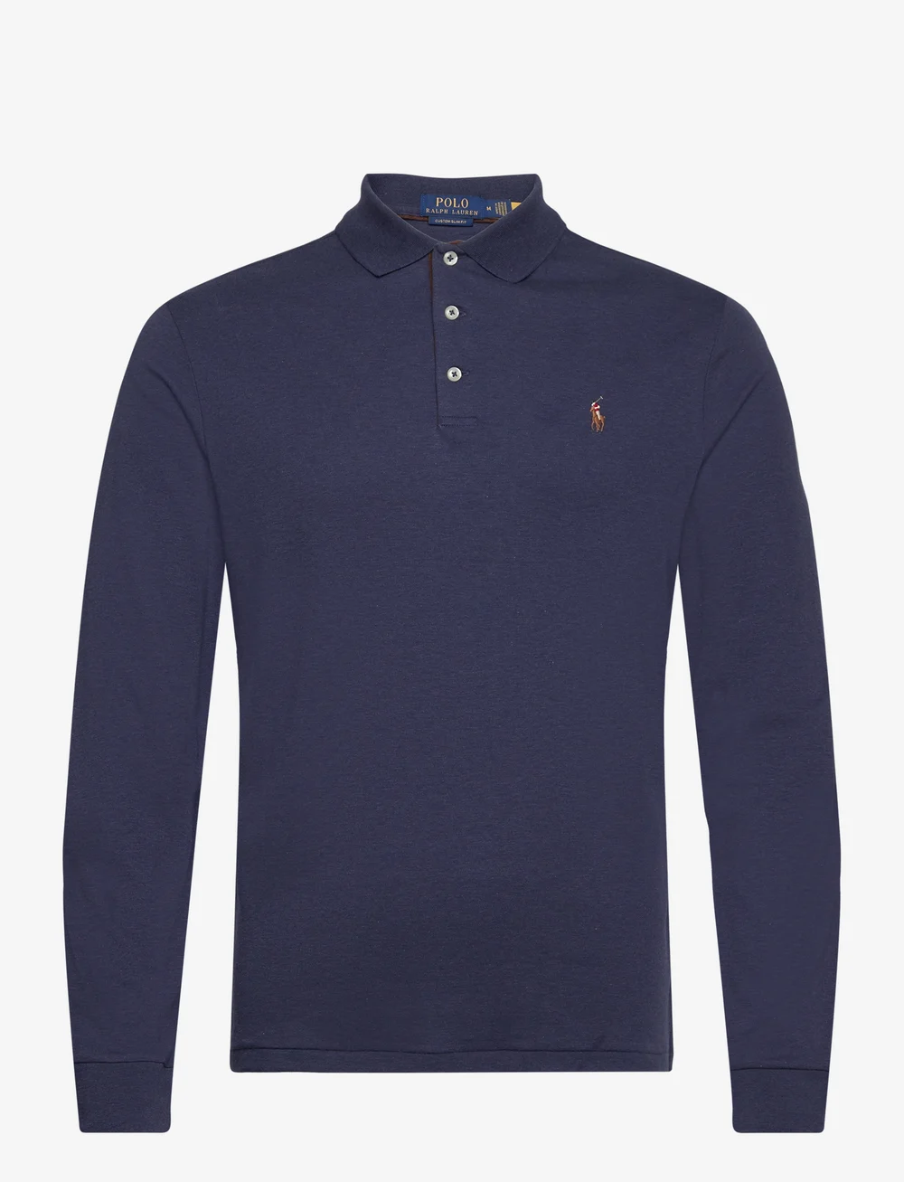Polo ralph lauren custom top fit long sleeve polo shirt