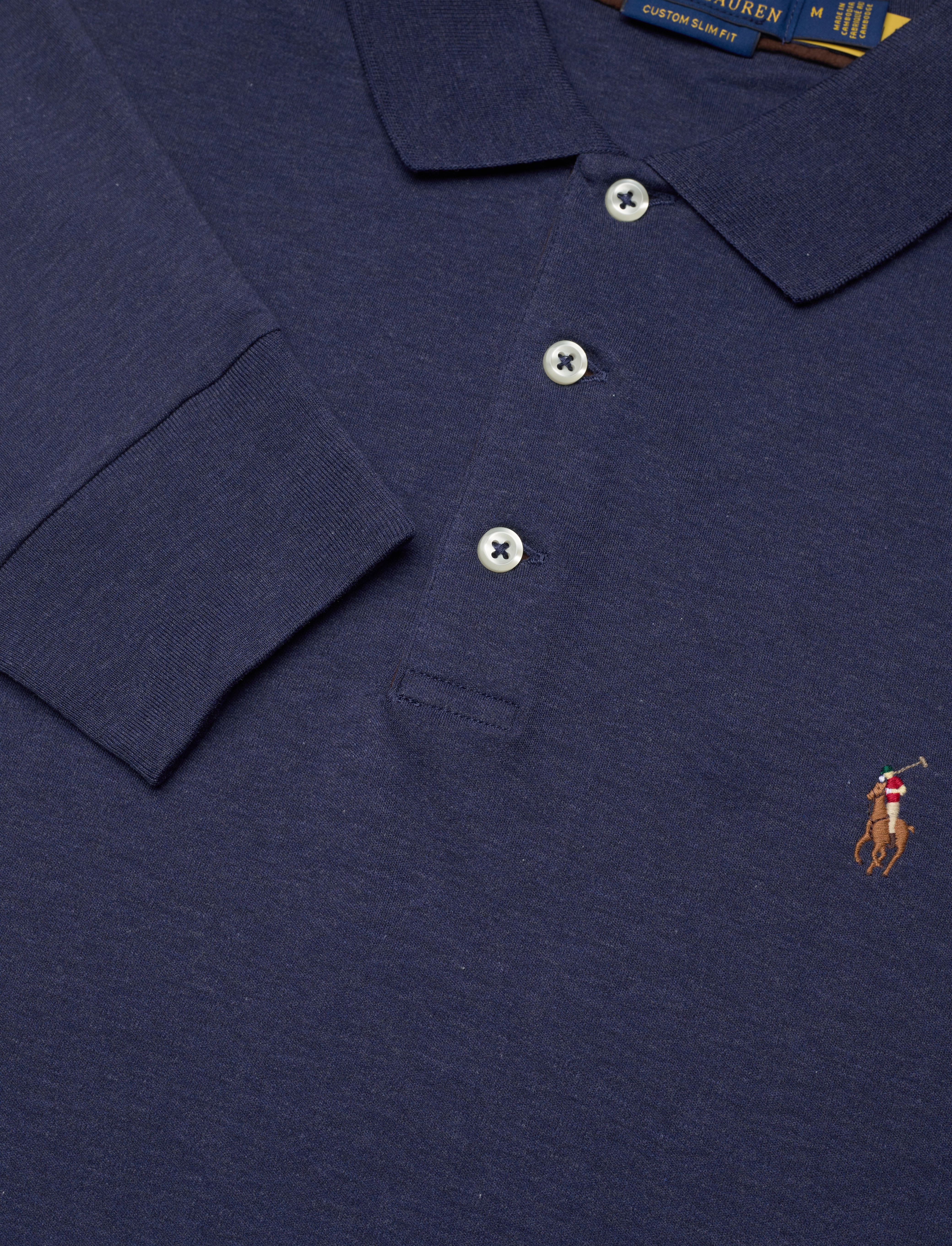 Polo Ralph Lauren - Custom Slim Fit Soft Cotton Polo Shirt - spring navy heath - 2