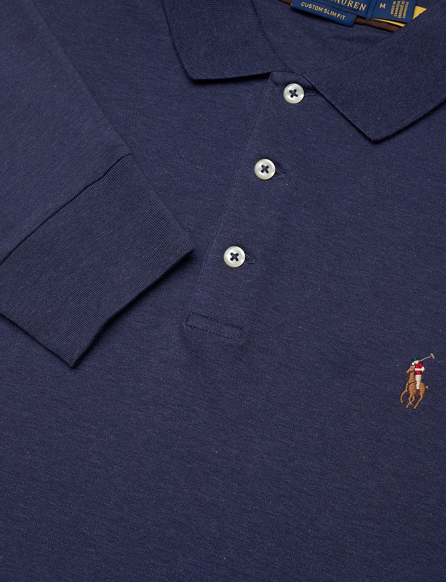 Polo Ralph Lauren - Custom Slim Fit Soft Cotton Polo Shirt - spring navy heath - 2