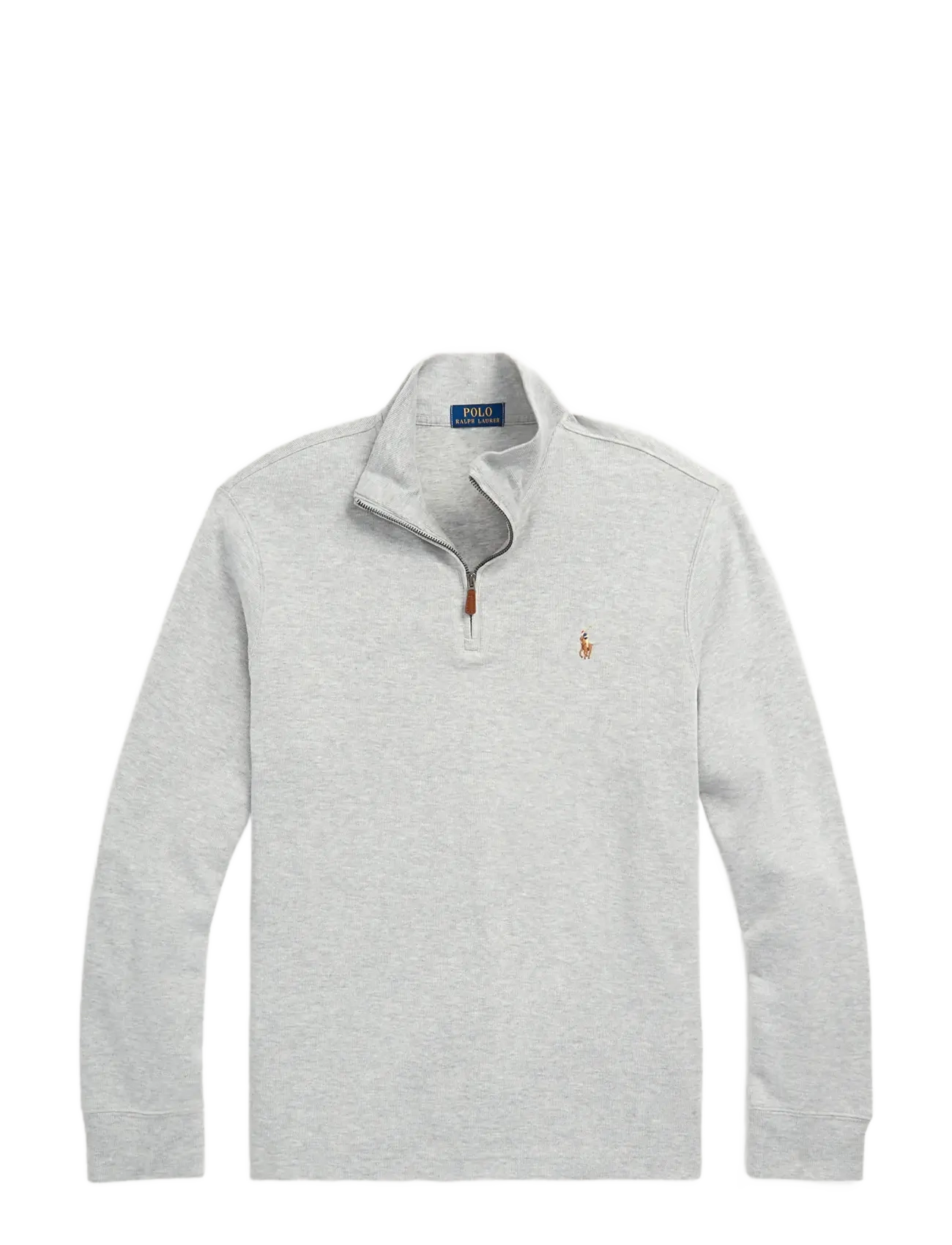 POLO RALPH LAUREN Estate-Rib Quarter-Zip Pullover Grau - XS - Herren