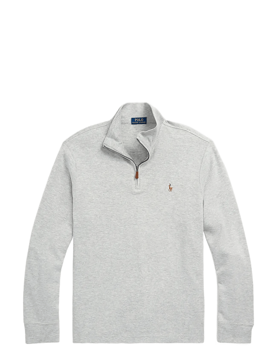 Polo Ralph Lauren - Estate-Rib Quarter-Zip Pullover - shop by occasion - andover heather - 1