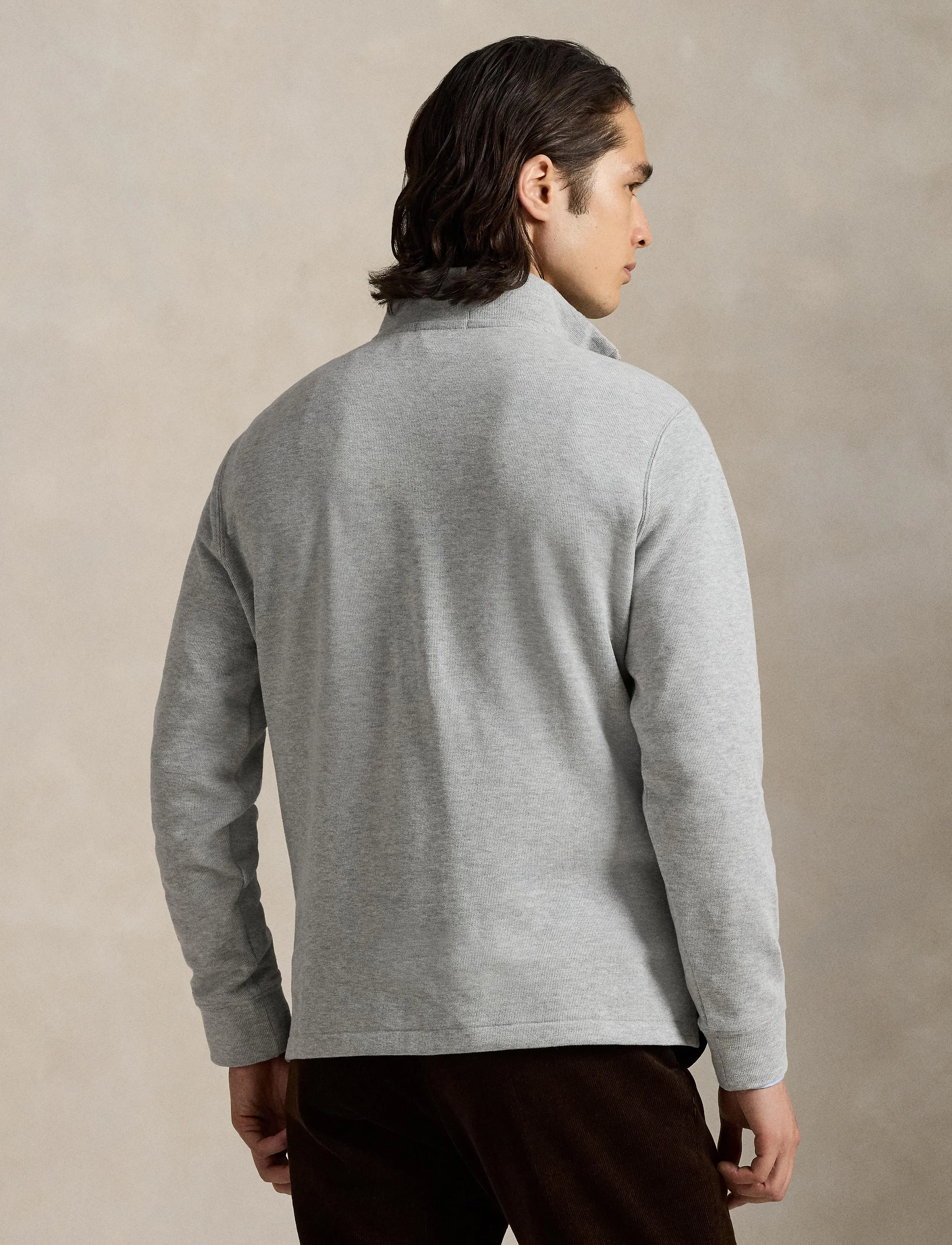 Polo Ralph Lauren - Estate-Rib Quarter-Zip Pullover - shoppa efter tillfälle - andover heather - 2