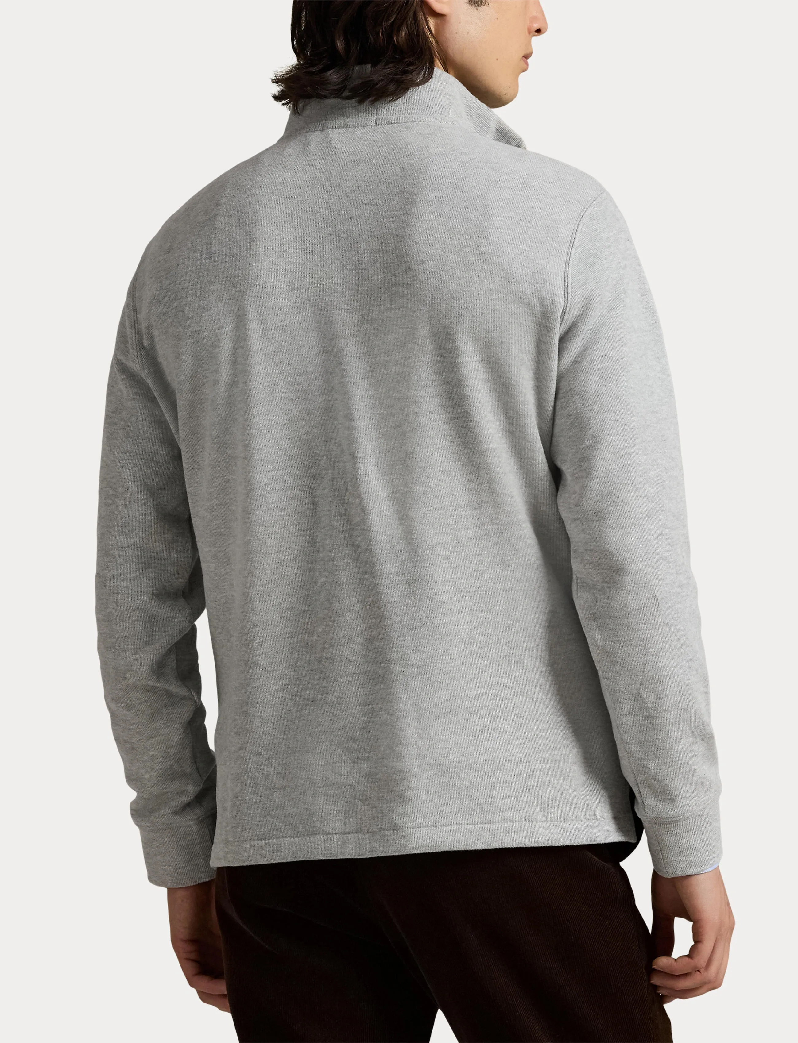 Polo Ralph Lauren Estate-Rib Quarter-Zip Pullover stickade tröjor herr – bild 6