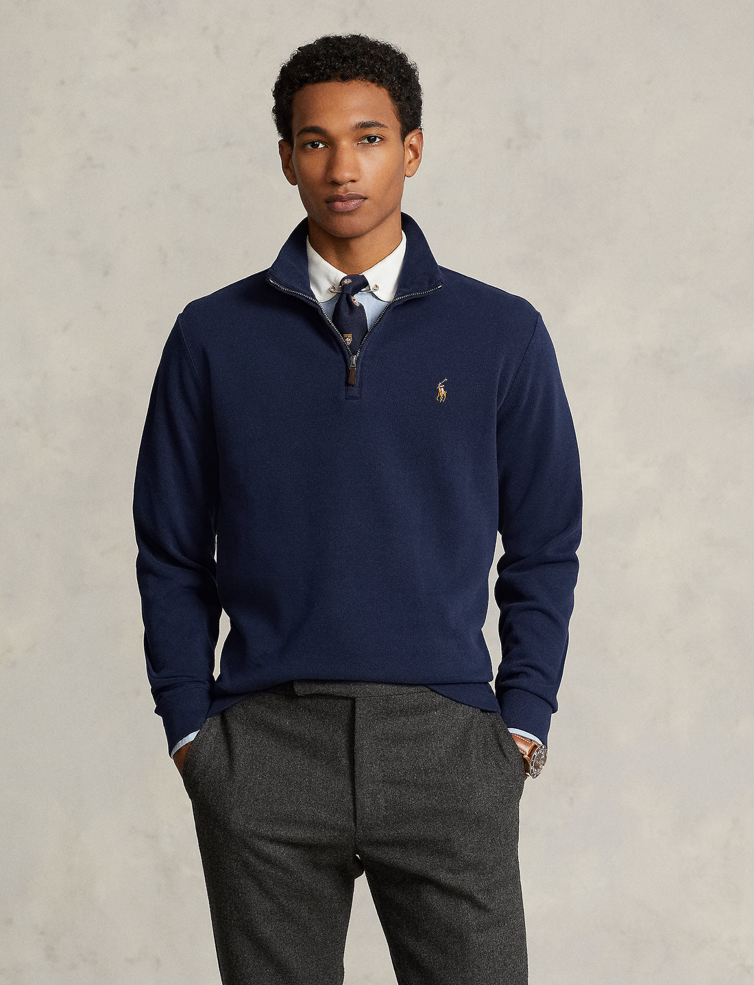 Polo Ralph Lauren Estate rib Quarter zip Pullover Half zip jumpers