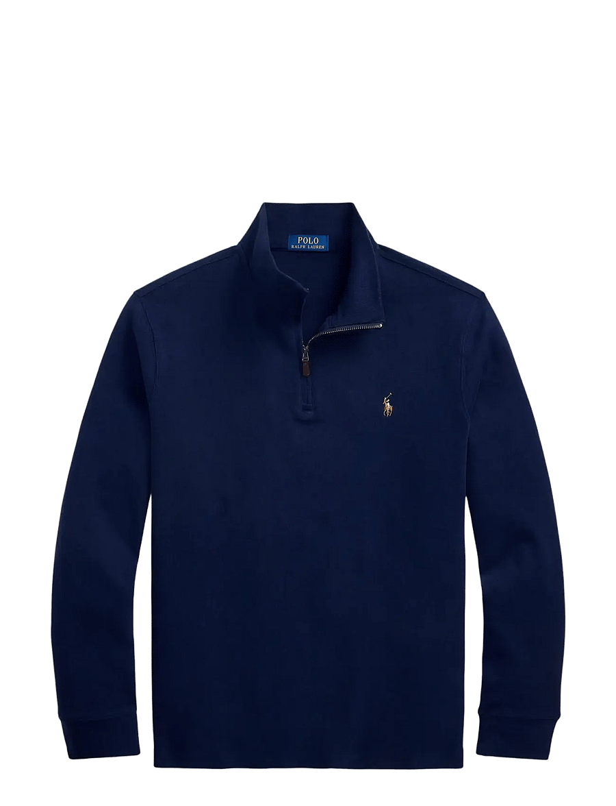 Polo Ralph Lauren - Estate-Rib Quarter-Zip Pullover - shop by occasion - cruise navy - 1