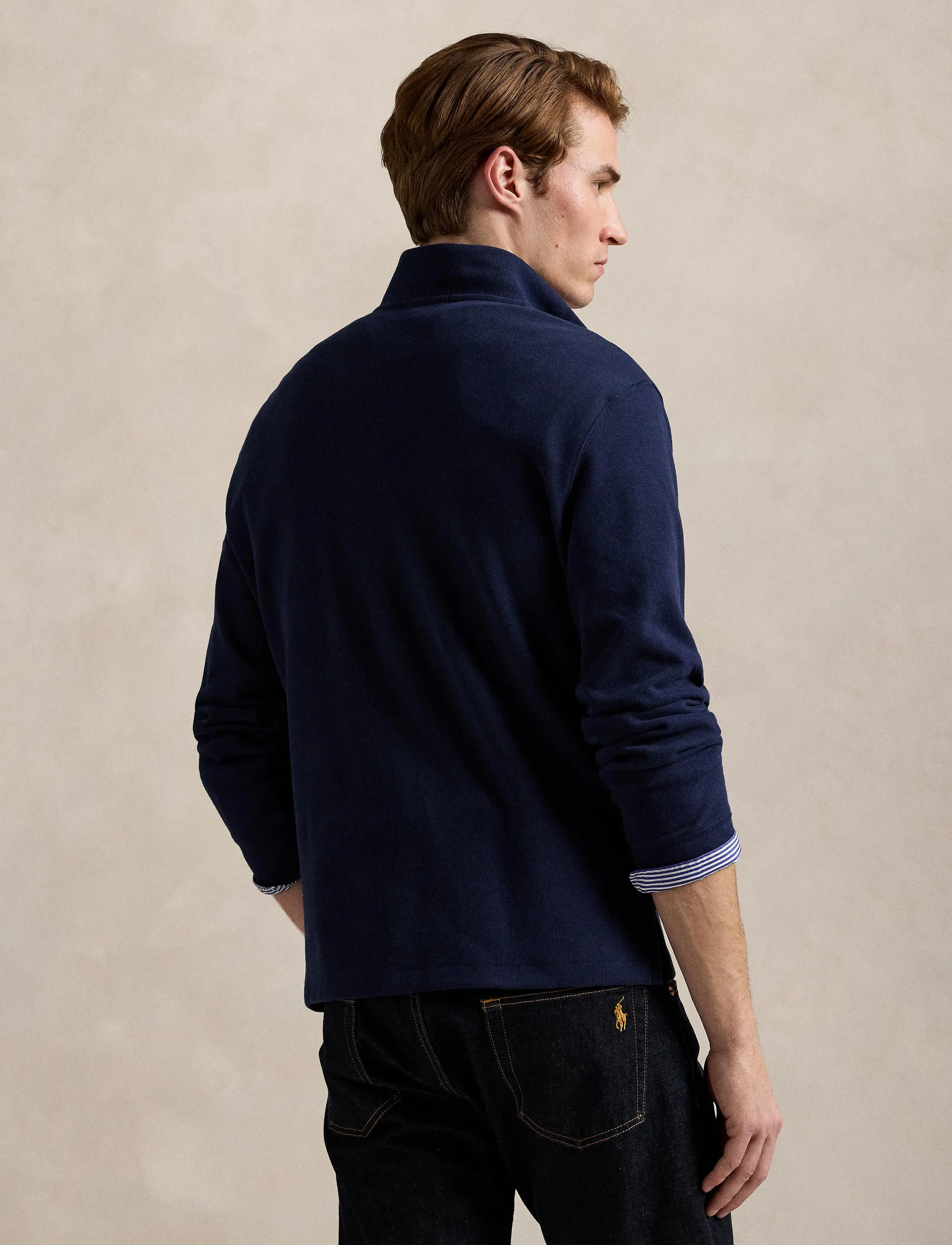 Polo Ralph Lauren - Estate-Rib Quarter-Zip Pullover - shoppa efter tillfälle - cruise navy - 2