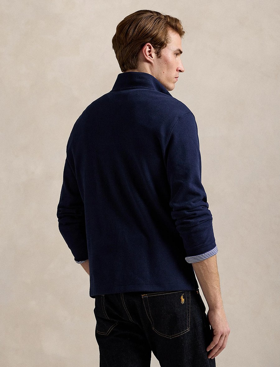 Polo Ralph Lauren - Estate-Rib Quarter-Zip Pullover - shop by occasion - cruise navy - 2