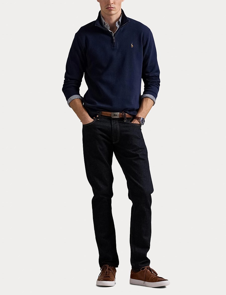 Polo Ralph Lauren - Estate-Rib Quarter-Zip Pullover - shop by occasion - cruise navy - 4