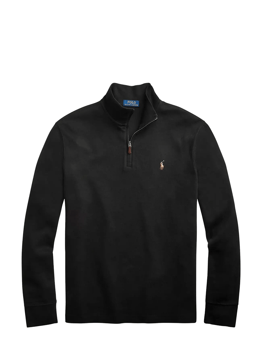 Polo Ralph Lauren - Estate-Rib Quarter-Zip Pullover - shop by occasion - polo black - 2