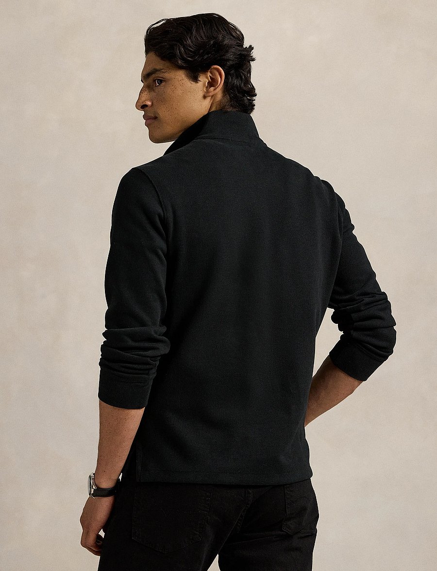 Polo Ralph Lauren - Estate-Rib Quarter-Zip Pullover - shop by occasion - polo black - 3