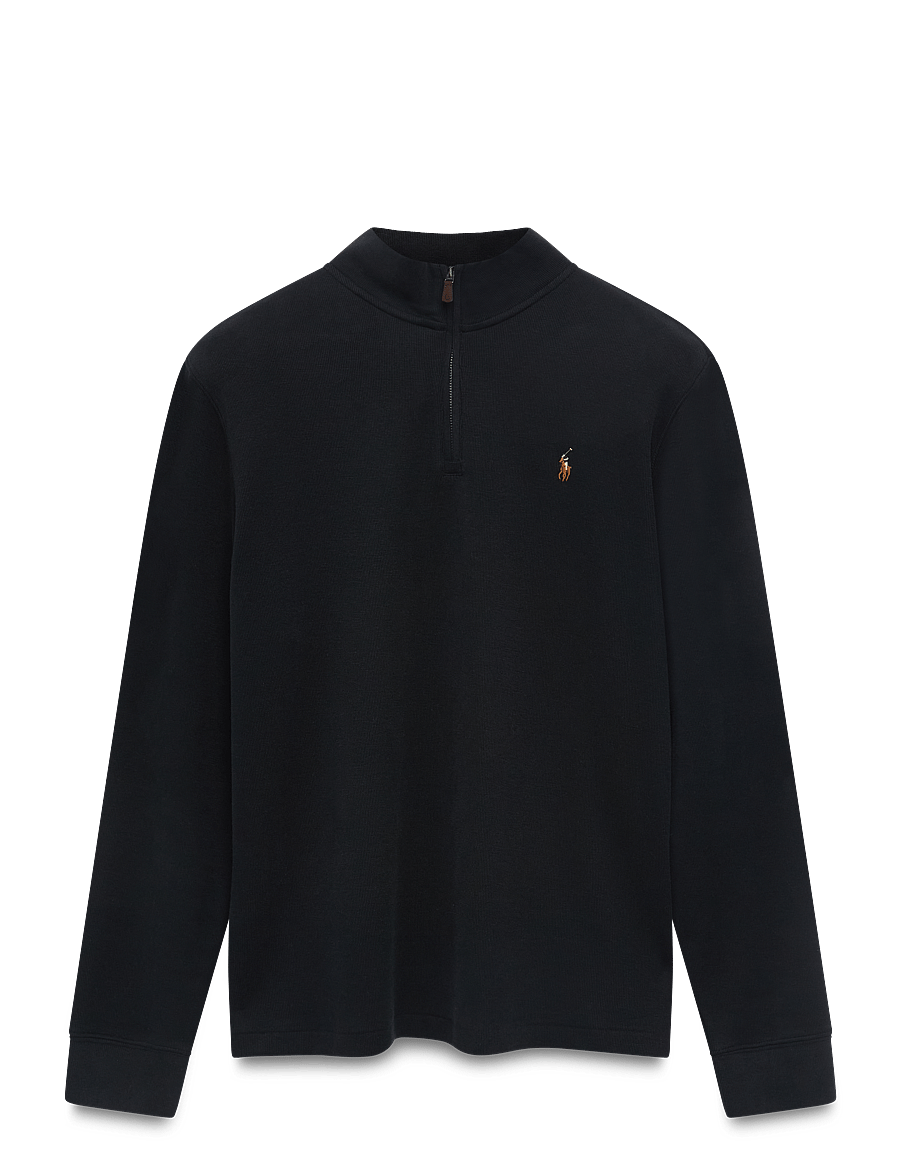 Polo Ralph Lauren - Estate-Rib Quarter-Zip Pullover - shop by occasion - polo black - 1