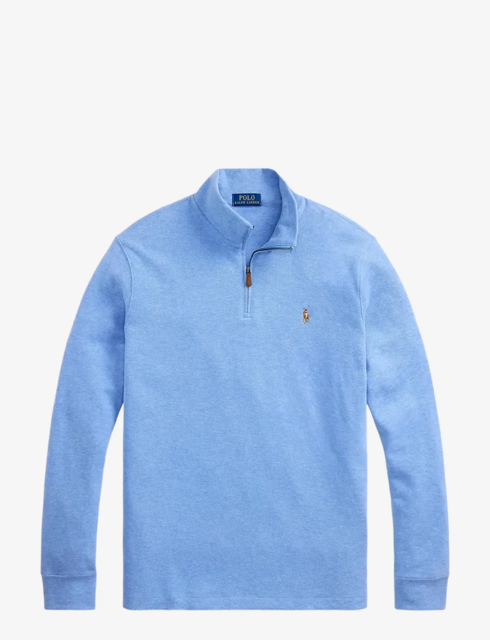 Polo Ralph Lauren - Estate-Rib Quarter-Zip Pullover - half zip-trøjer - soft royal heathe - 1