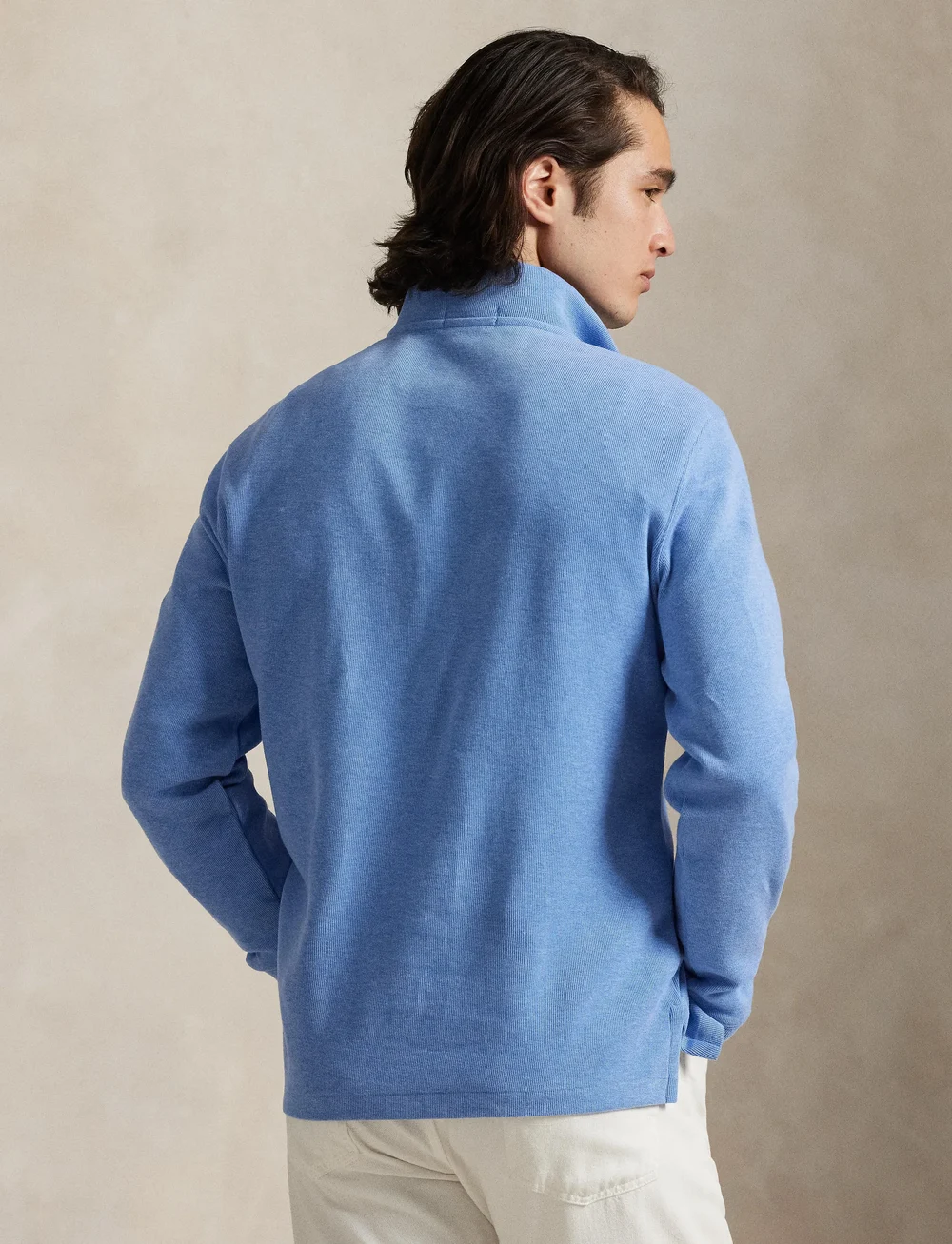 Polo Ralph Lauren - Estate-Rib Quarter-Zip Pullover - half zip-trøjer - soft royal heathe - 2