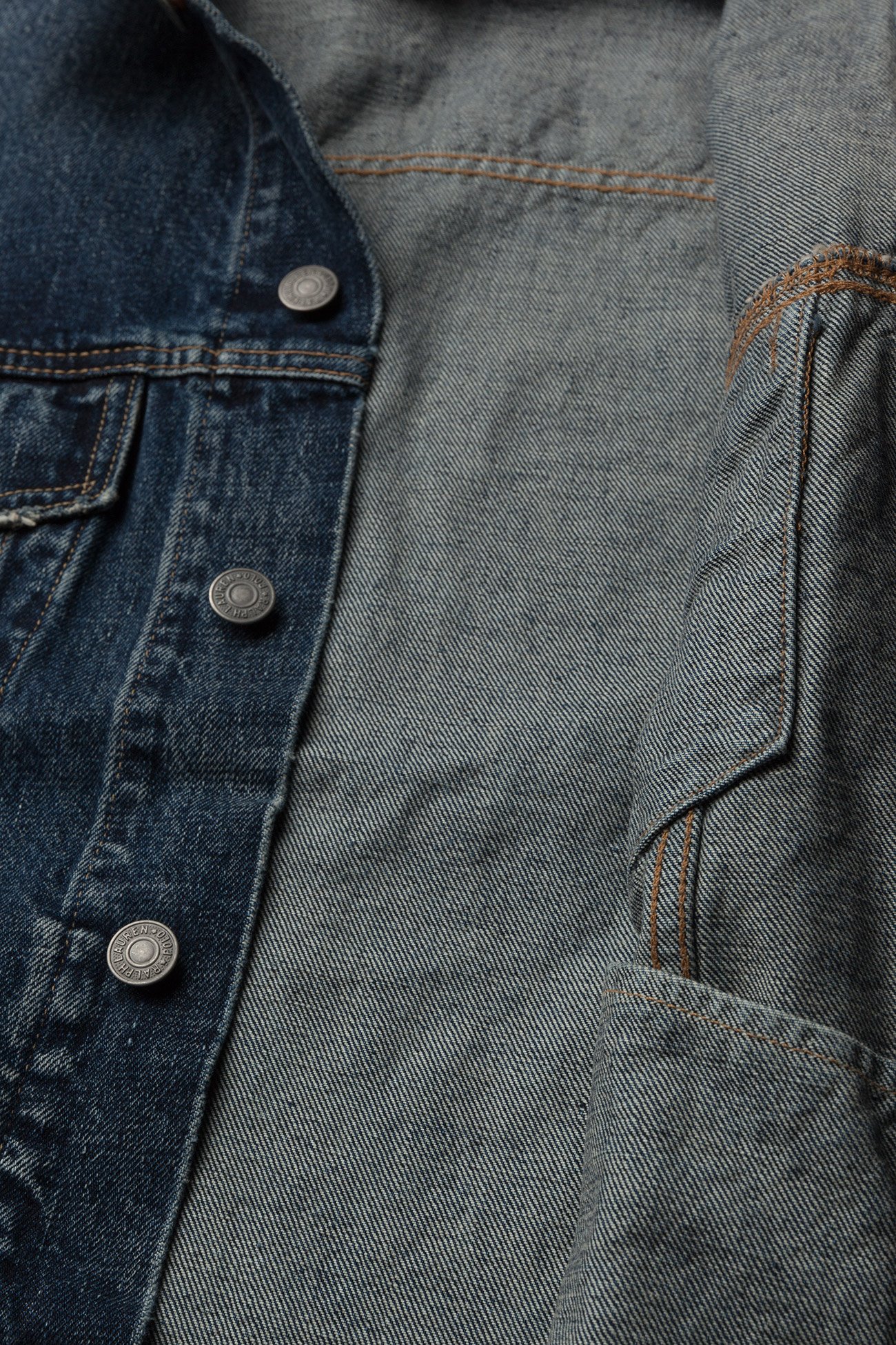 Polo Ralph Lauren - Faded Denim Trucker Jacket - unlined denim jackets - trenton - 5