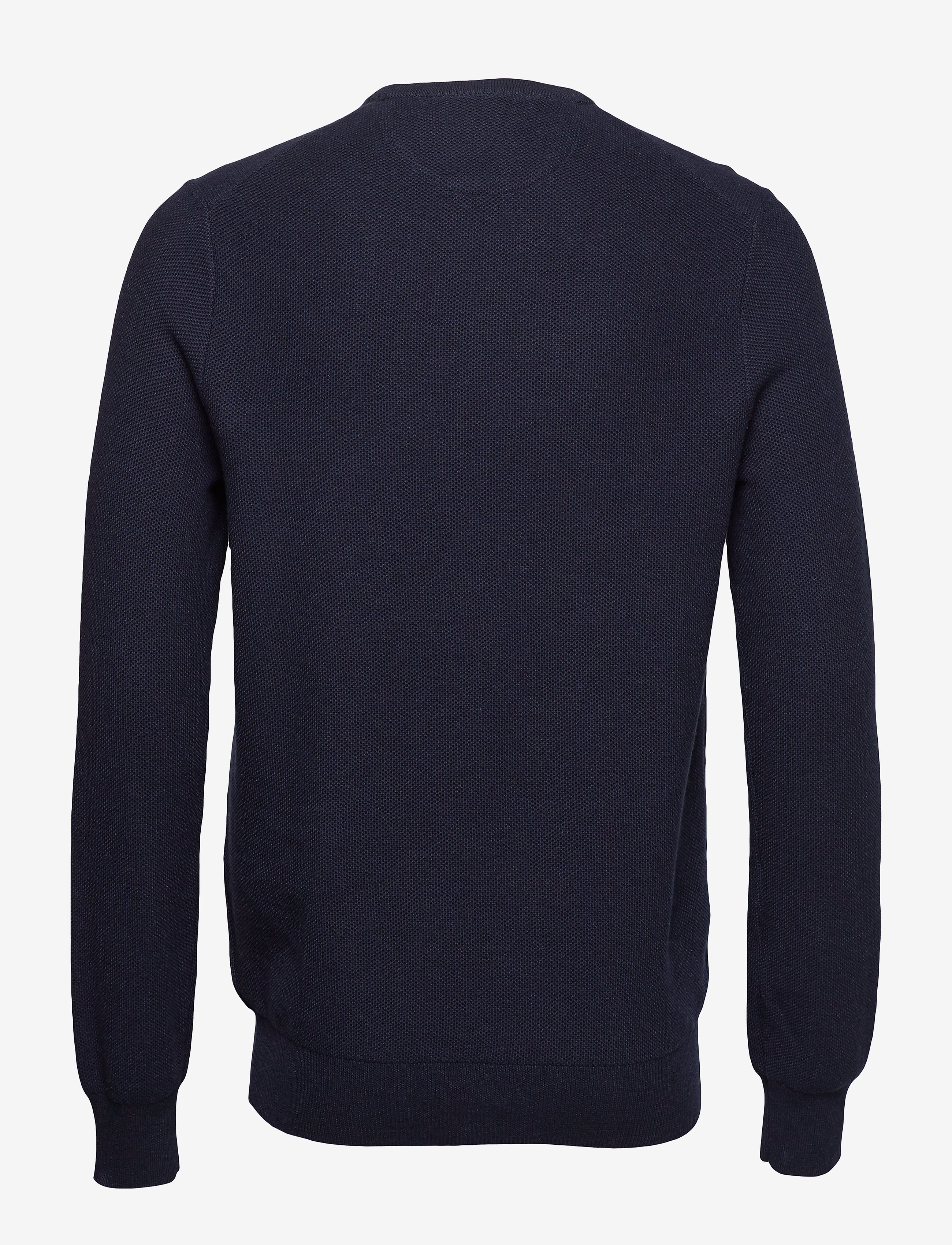 Polo Ralph Lauren - Mesh-Knit Cotton Crewneck Sweater - navy heather - 1