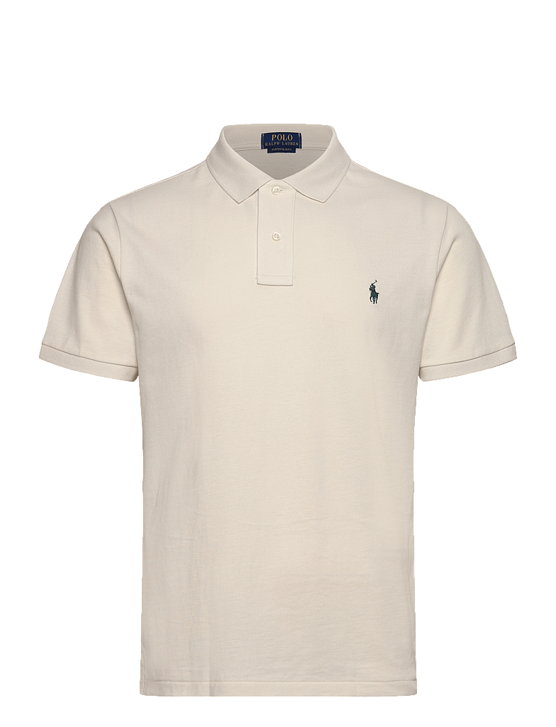 Polo Ralph Lauren - BASIC MESH-SSL-KNT - kortermede - antique cream/ant - 0