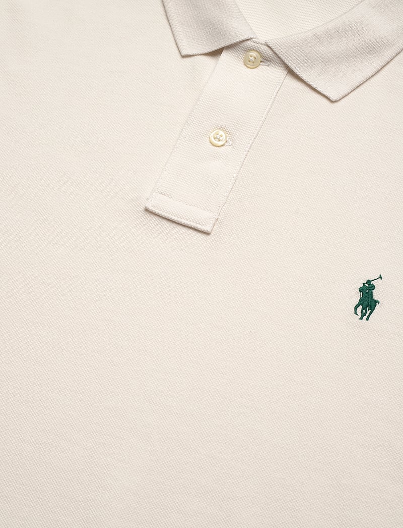 Polo Ralph Lauren - BASIC MESH-SSL-KNT - kortermede - antique cream/ant - 2