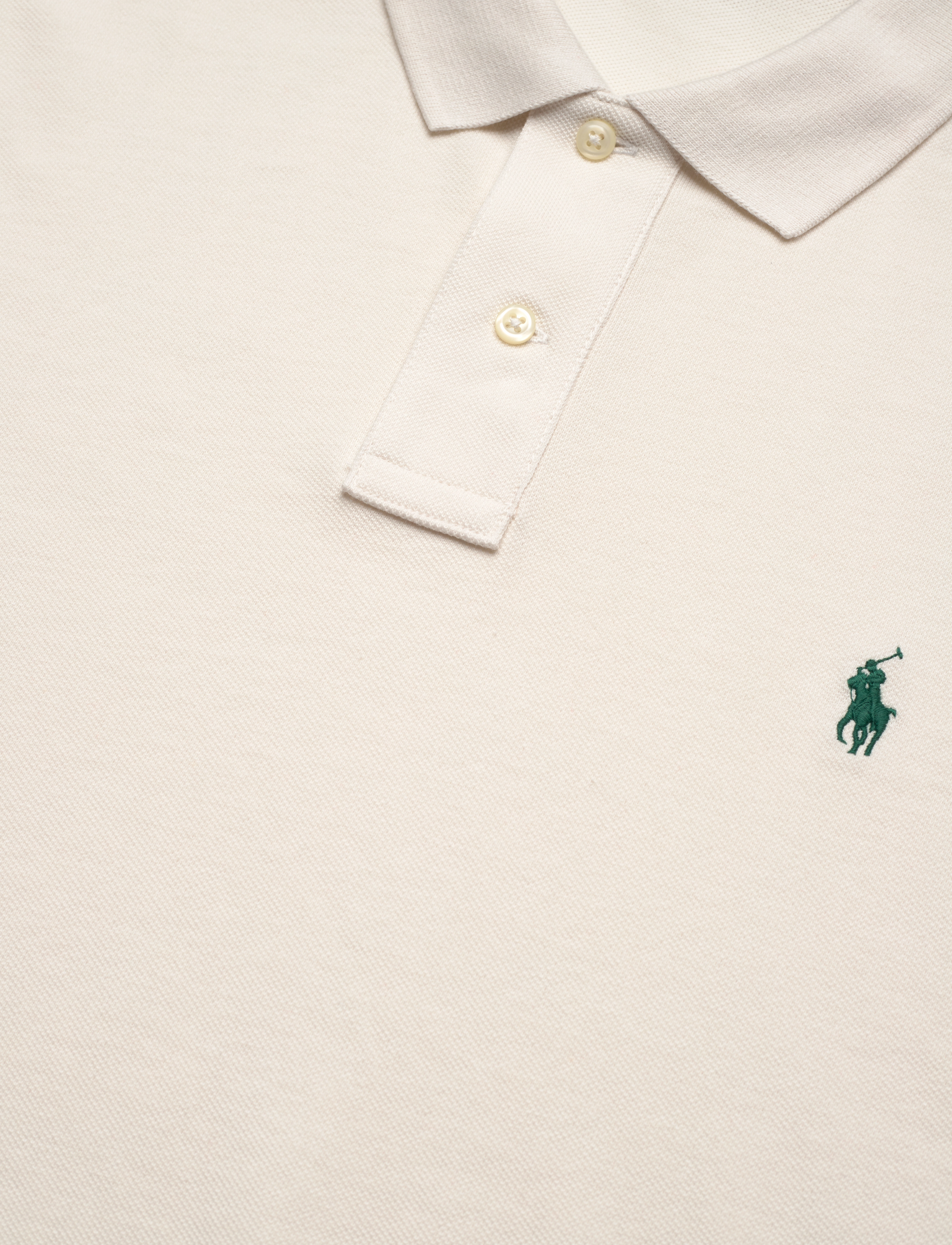 Polo Ralph Lauren - BASIC MESH-SSL-KNT - polo shirts - antique cream/ant - 2