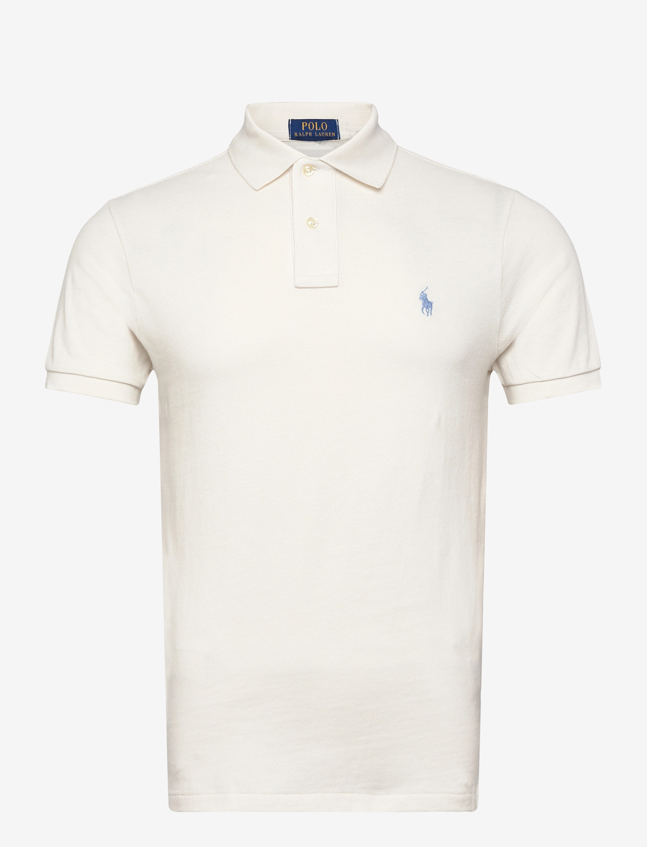 Polo Ralph Lauren - The Iconic Mesh Polo Shirt - kortærmede poloer - antique cream/c71 - 0
