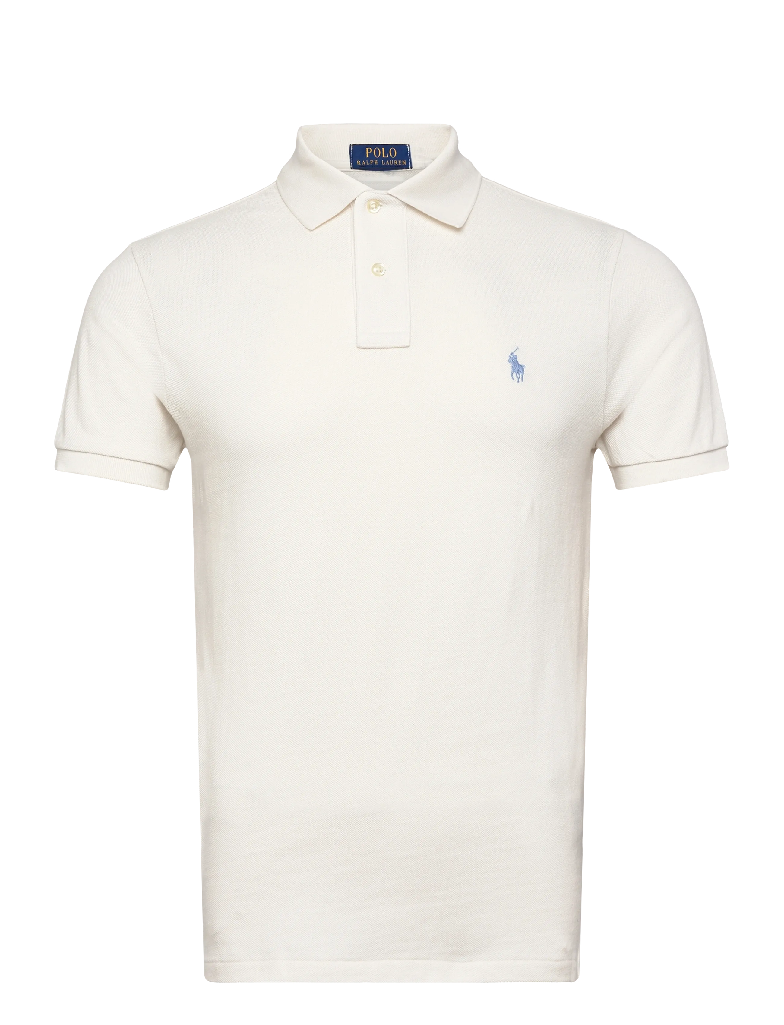 The Iconic Mesh Polo Shirt - ANTIQUE CREAM/C71