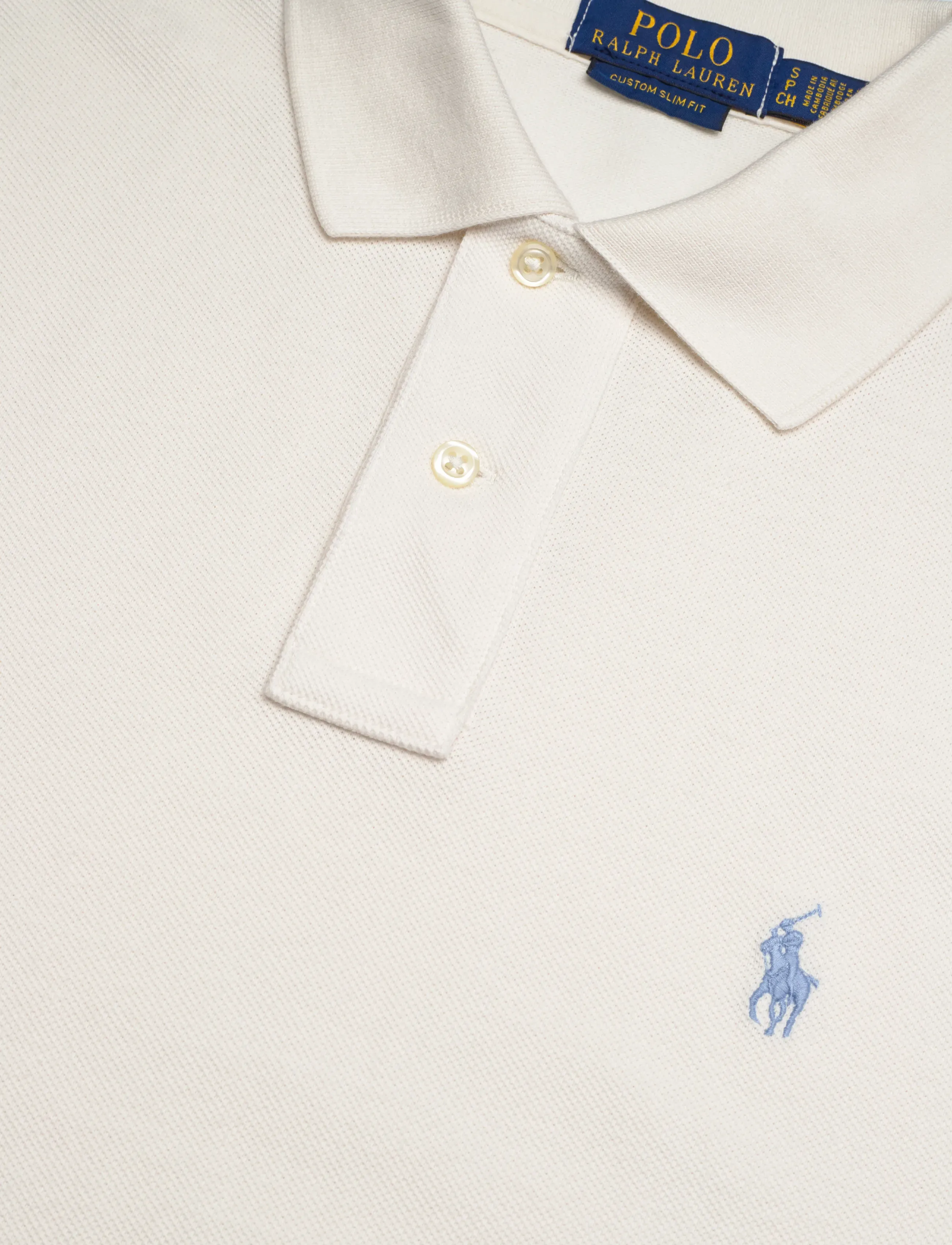 Polo Ralph Lauren - BASIC MESH-SSL-KNT - polo shirts - antique cream/c71 - 2